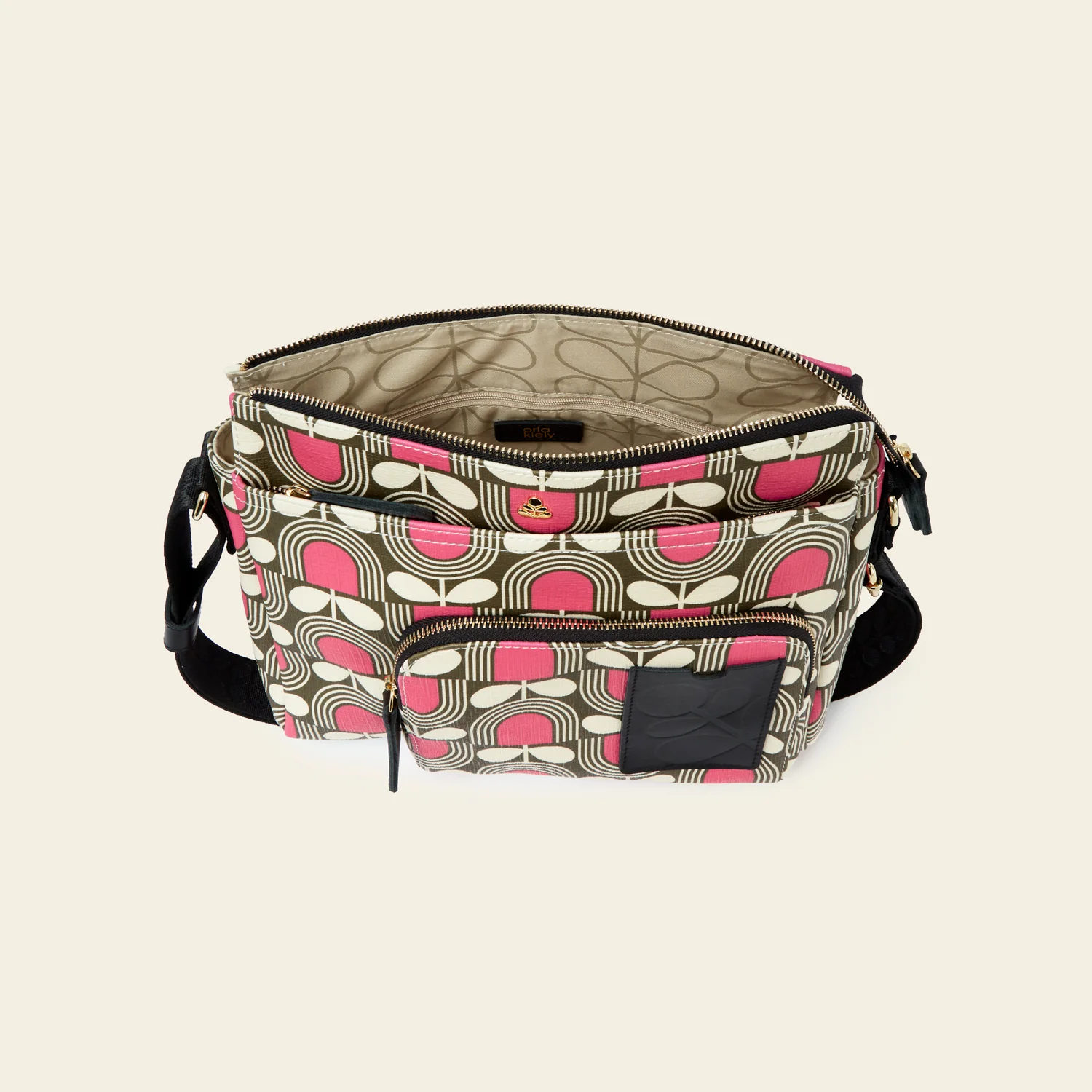 Fielder Crossbody - Striped Tulip Fuchsia - Image 5