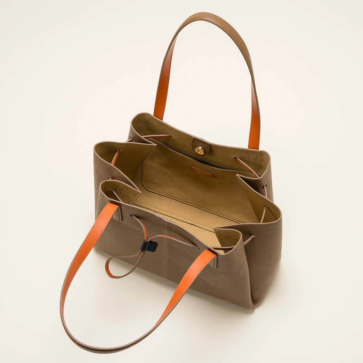 Flower Petal Tote - Brown - Image 5