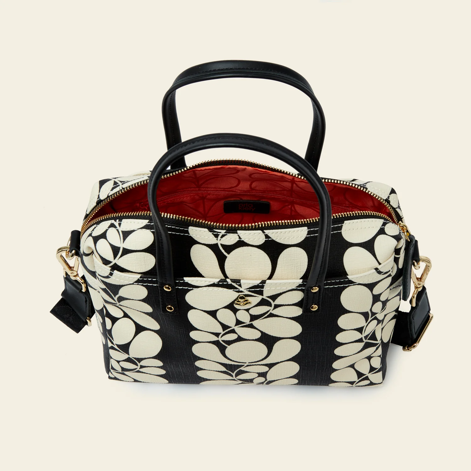 Flynn Handbag - Sycamore Stripe Black - Image 5