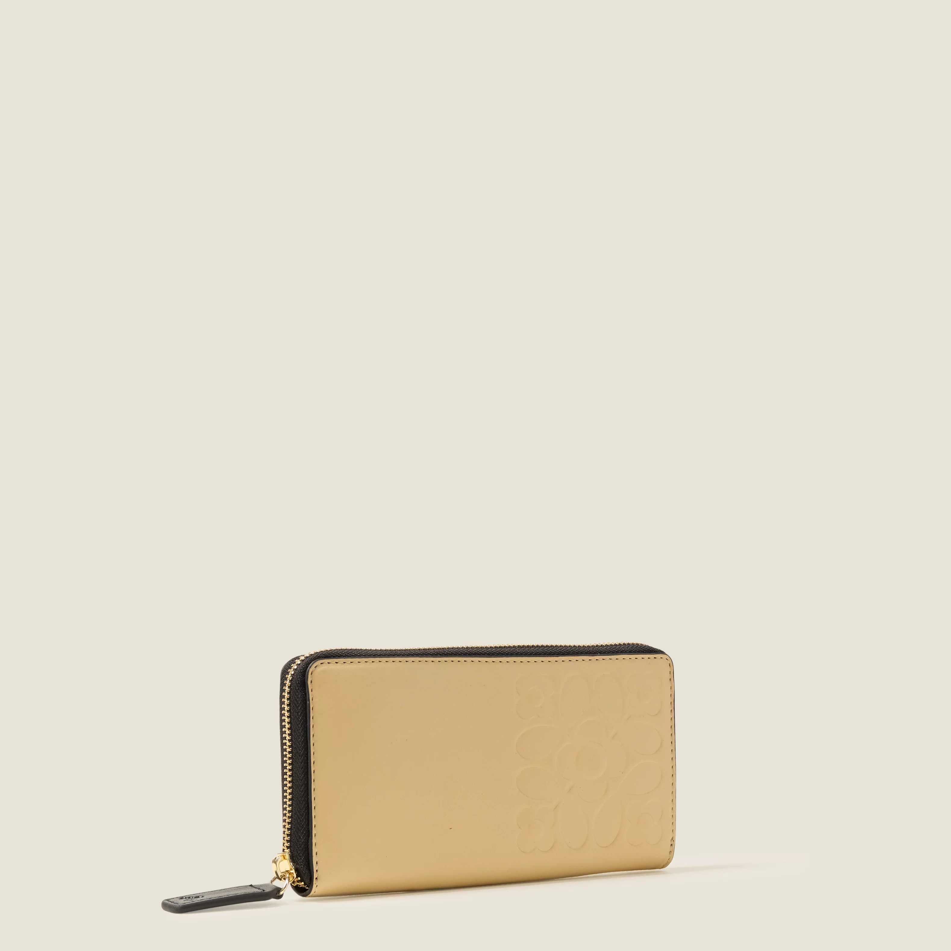 Forget Me Not Leather Wallet - Tile Emboss Cream - Image 2