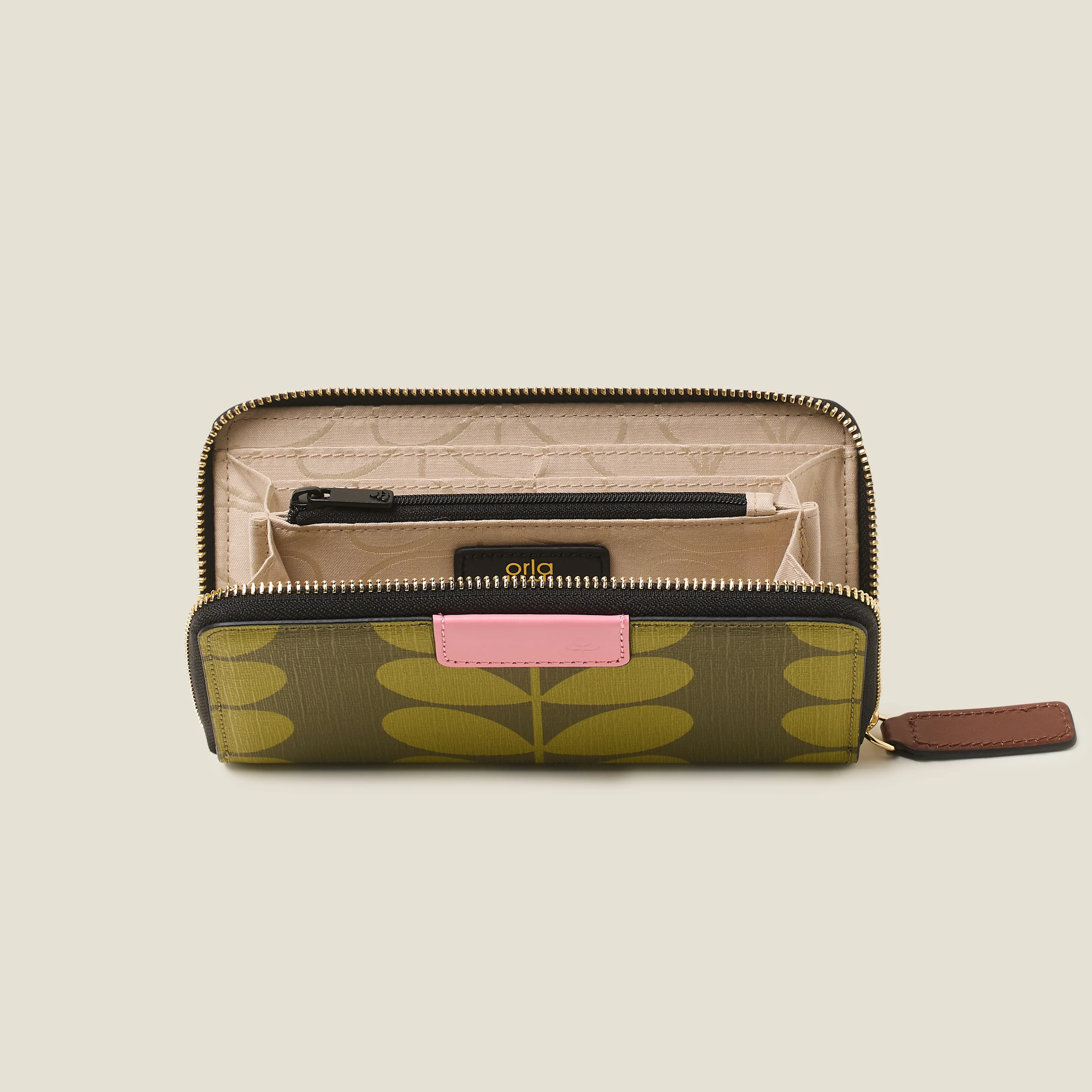 Forget Me Not Big Wallet - Solid Stem Olive - Image 4