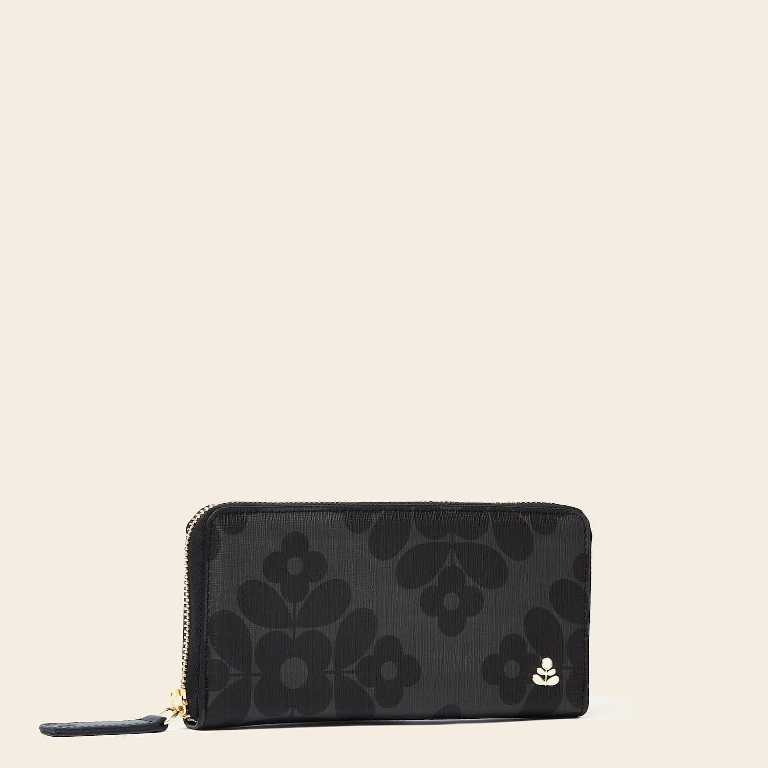 Forget Me Not Wallet - Flower Tile Charcoal - Image 2