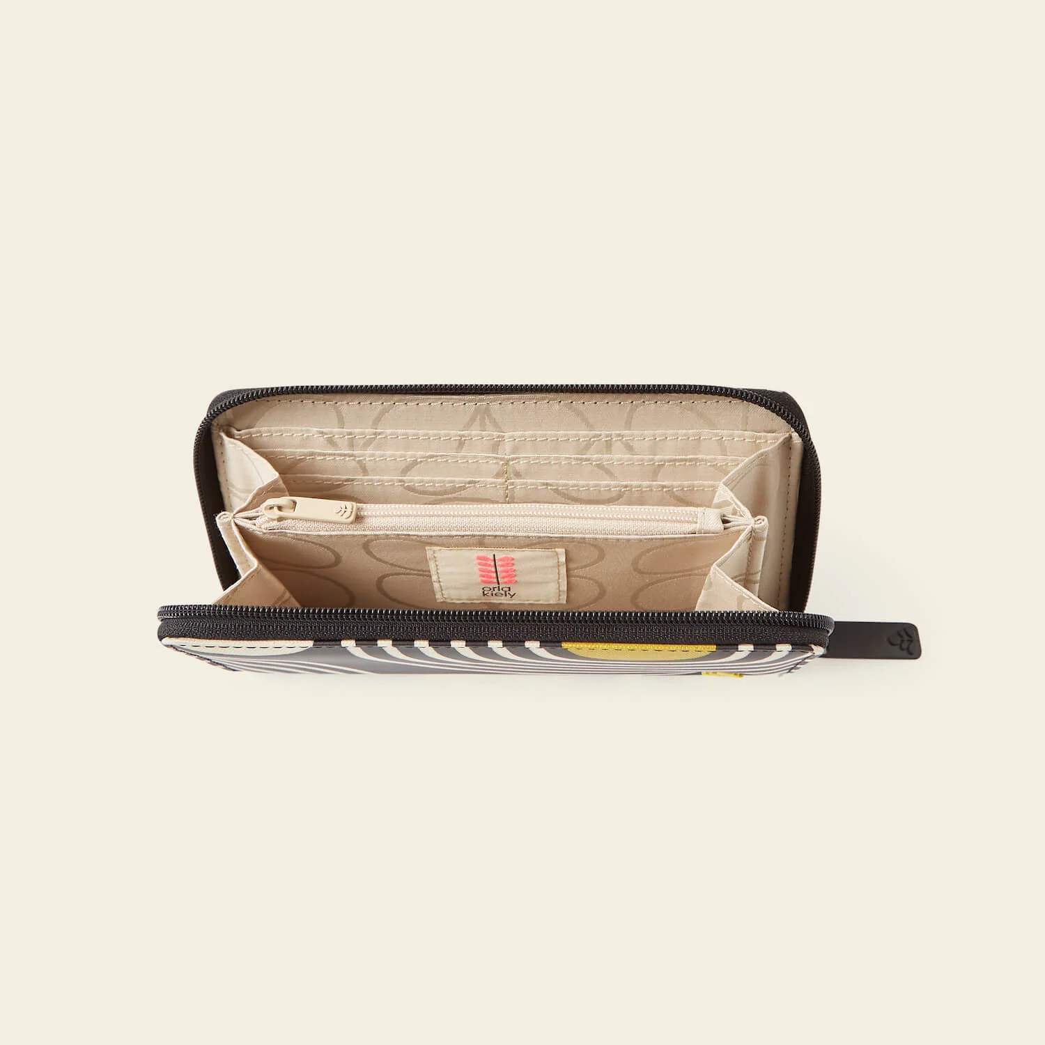 Forget Me Not Wallet - Giant Striped Tulip Noir - Image 4