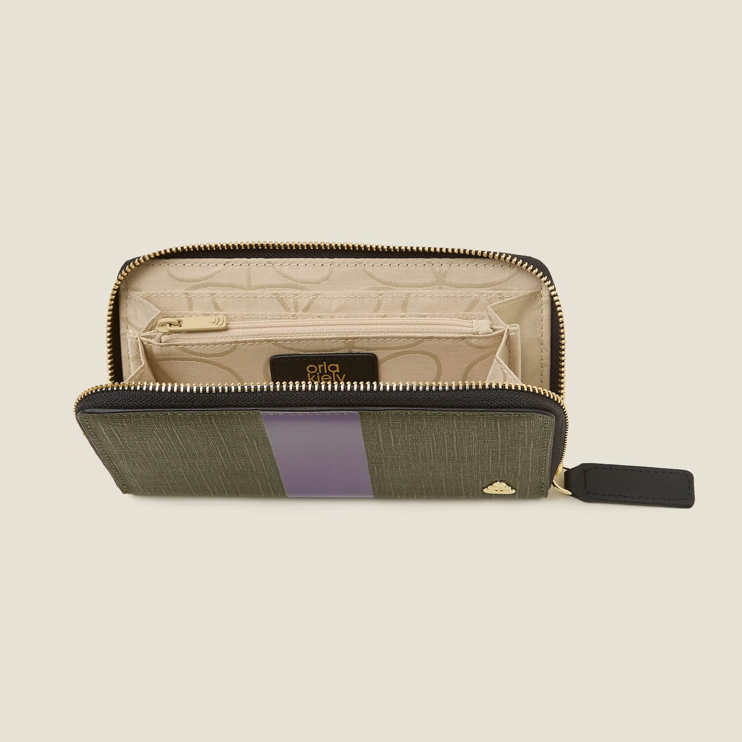 Forget Me Not Wallet - Shiny Stripe Spruce Purple - Image 4