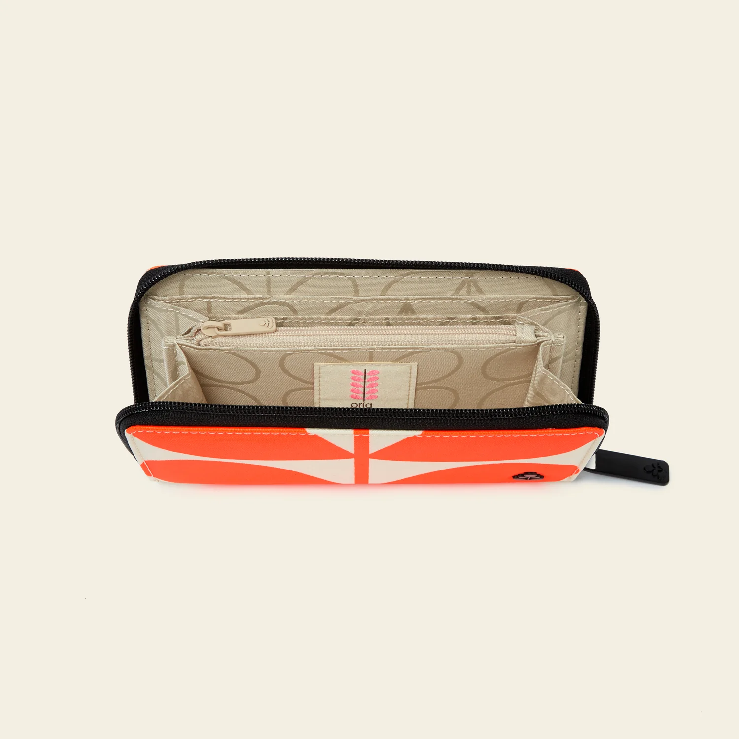 Forget Me Not Wallet - Solid Stem Neon Orange - Image 4