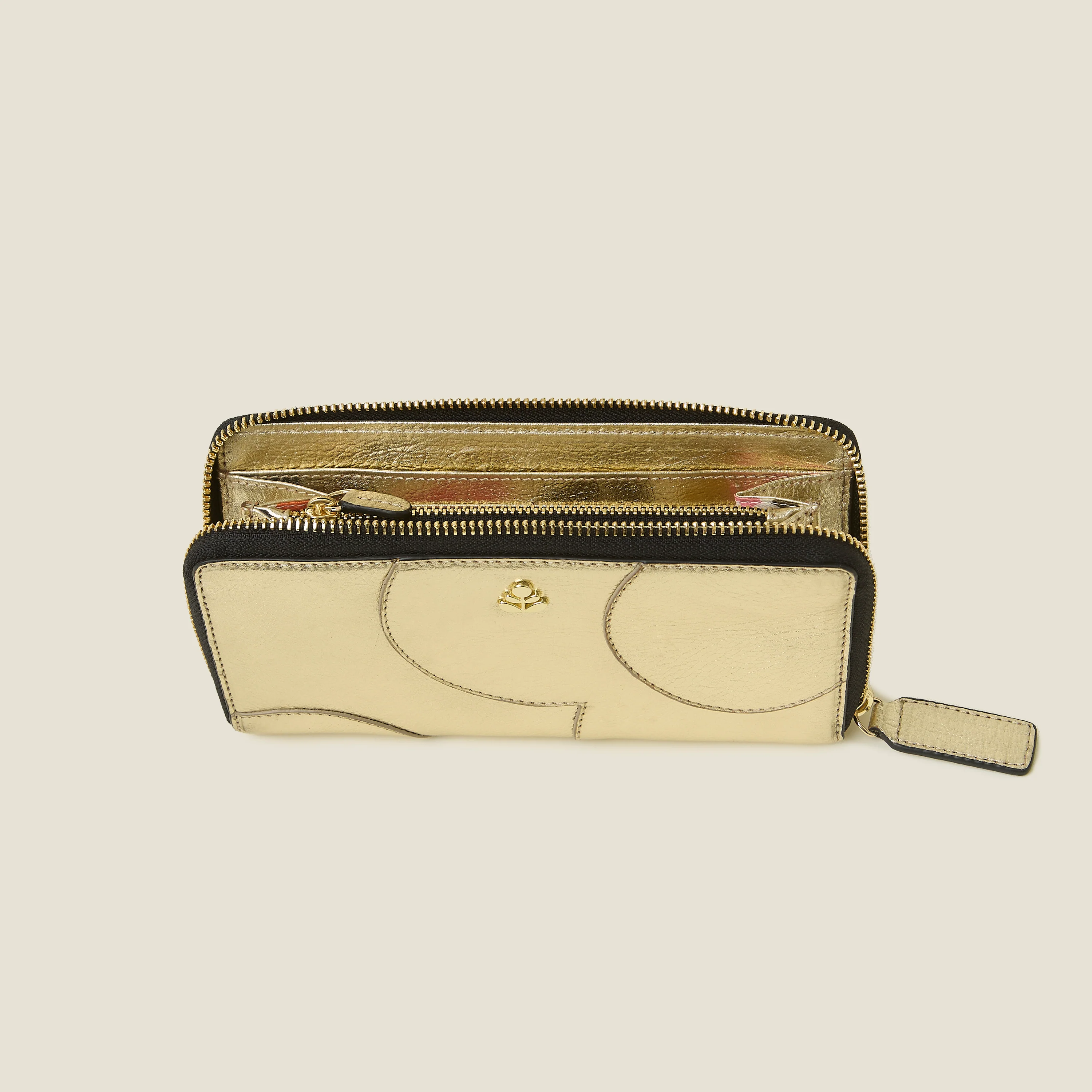 Forget Me Not Wallet - Spot Flower Gold - Image 4