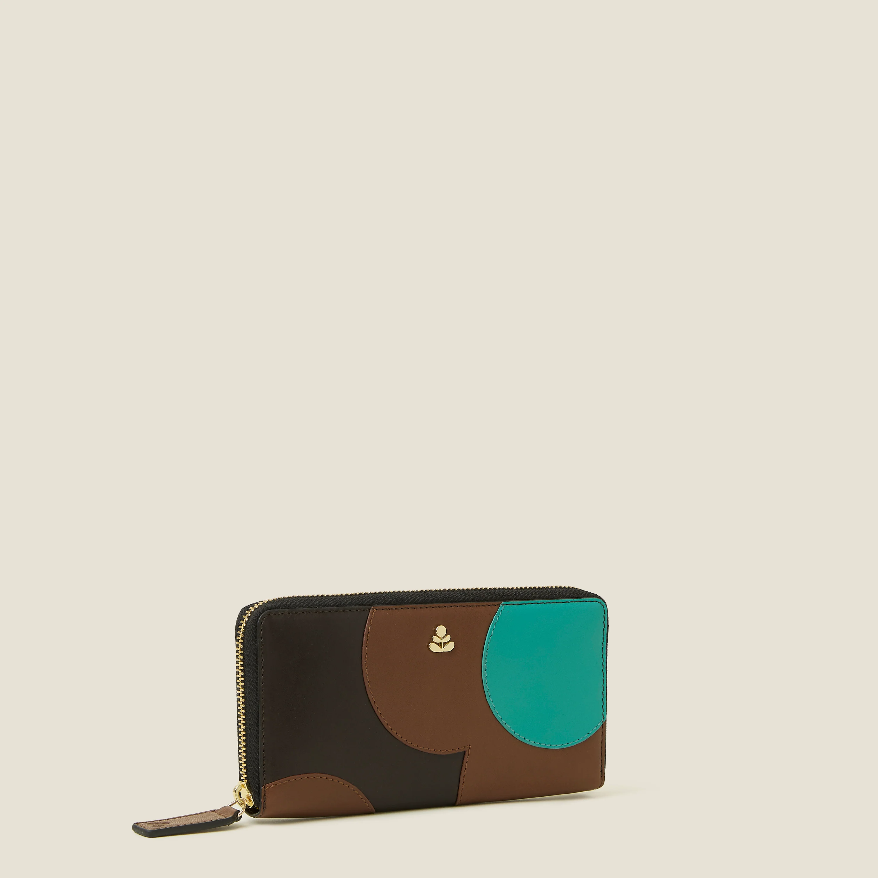 Forget Me Not Wallet - Spot Flower Walnut - Image 2