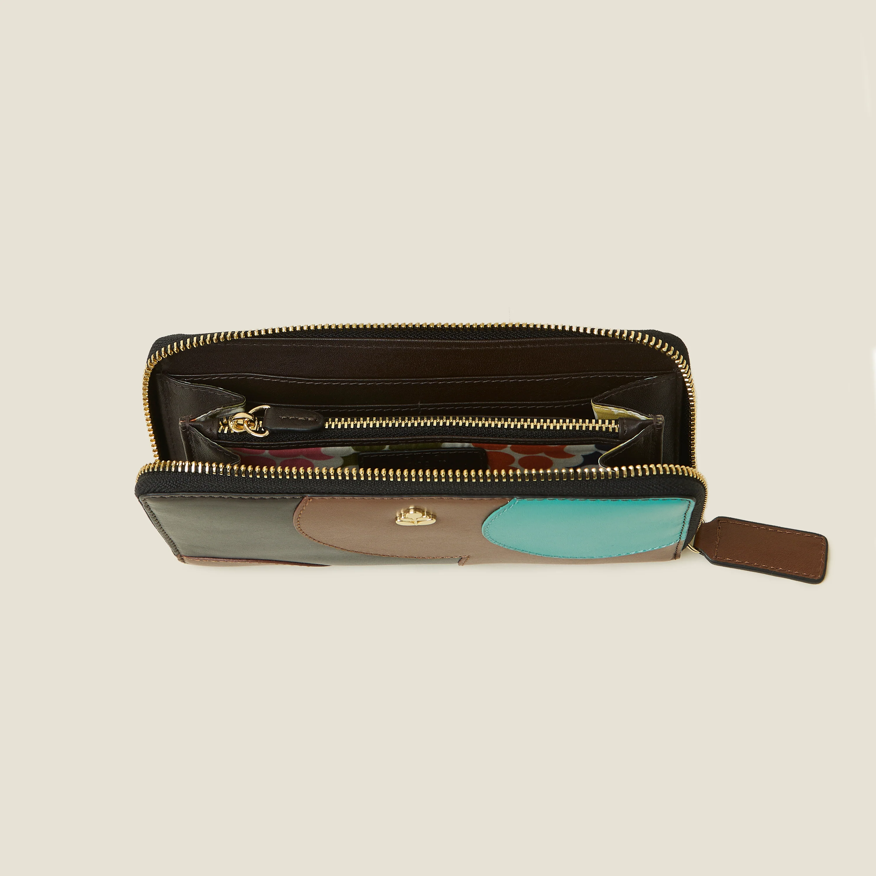 Forget Me Not Wallet - Spot Flower Walnut - Image 4
