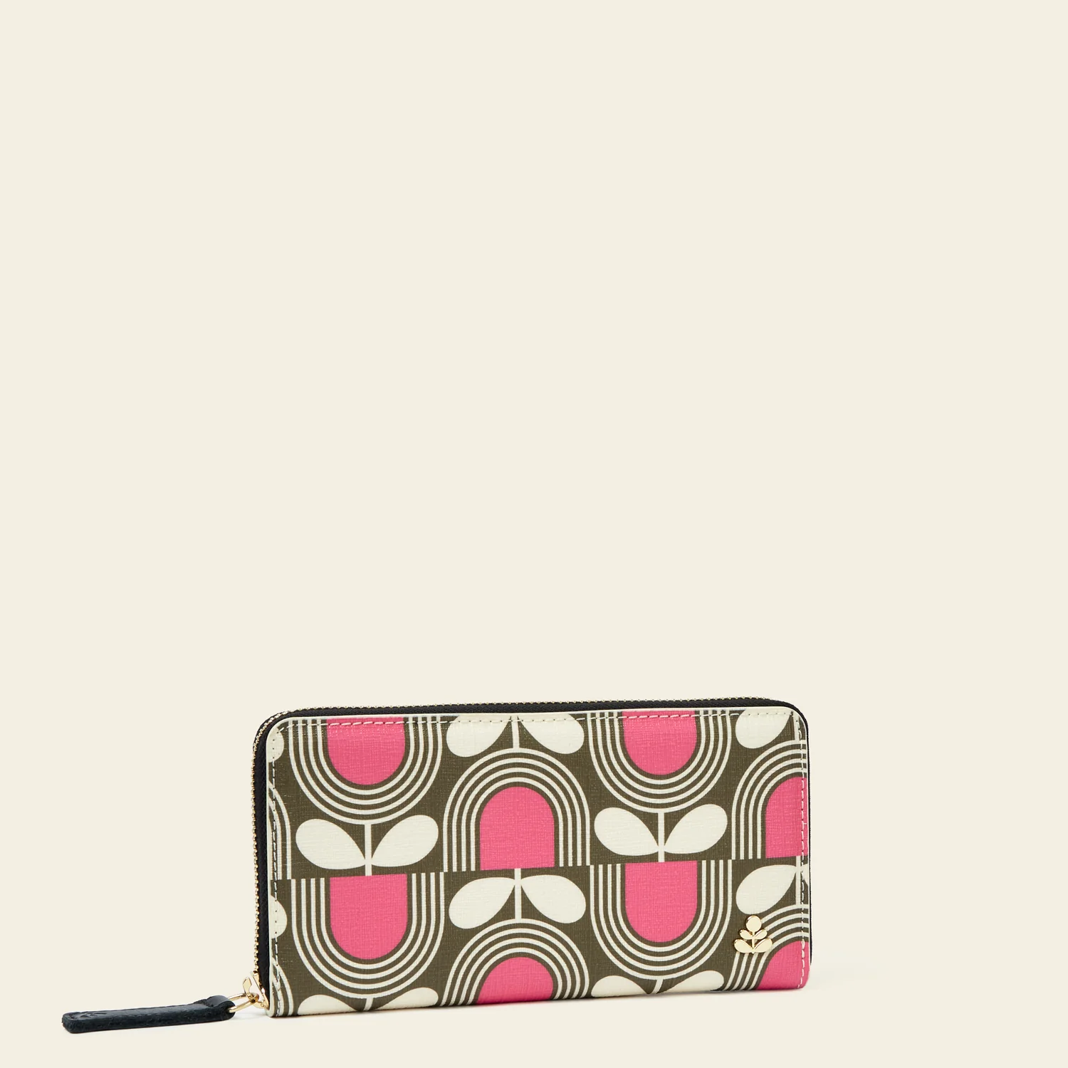 Forget Me Not Wallet - Striped Tulip Fuchsia - Image 2