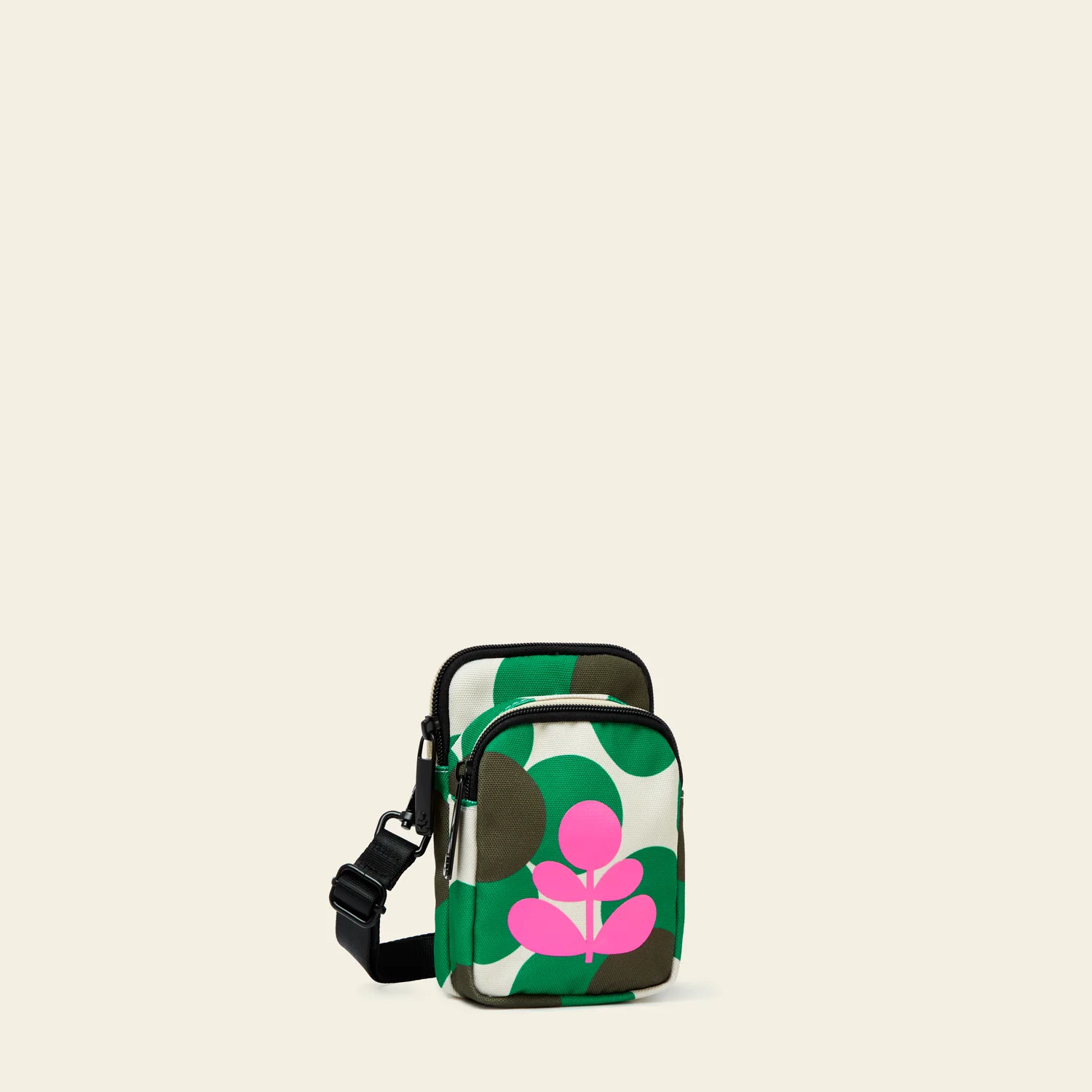 Fractal Phone Case - Retro Flower Emerald - Image 3