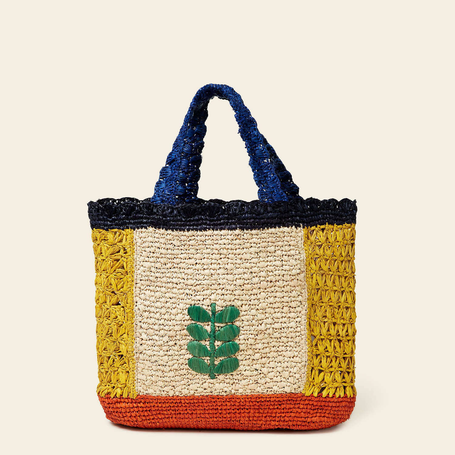 Raffia Basket Bag - Apple - Image 4