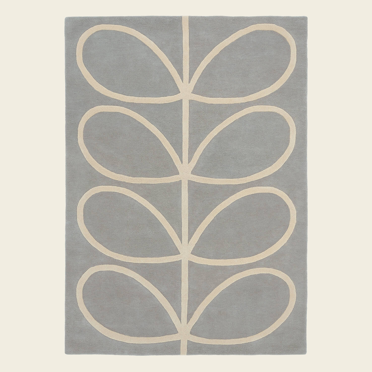 Giant Linear Stem Rug - Cool Grey - Image 2
