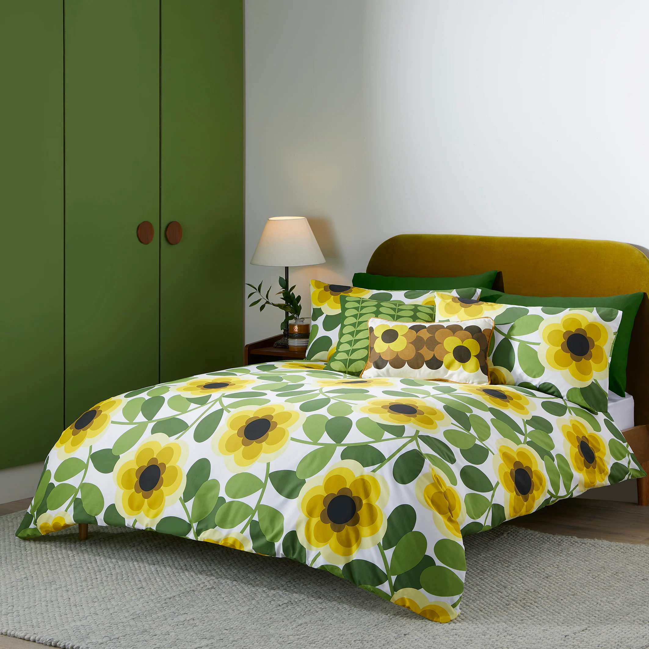 Giant Water Lily Bed Linen Set - Lemon Yellow - Image 3