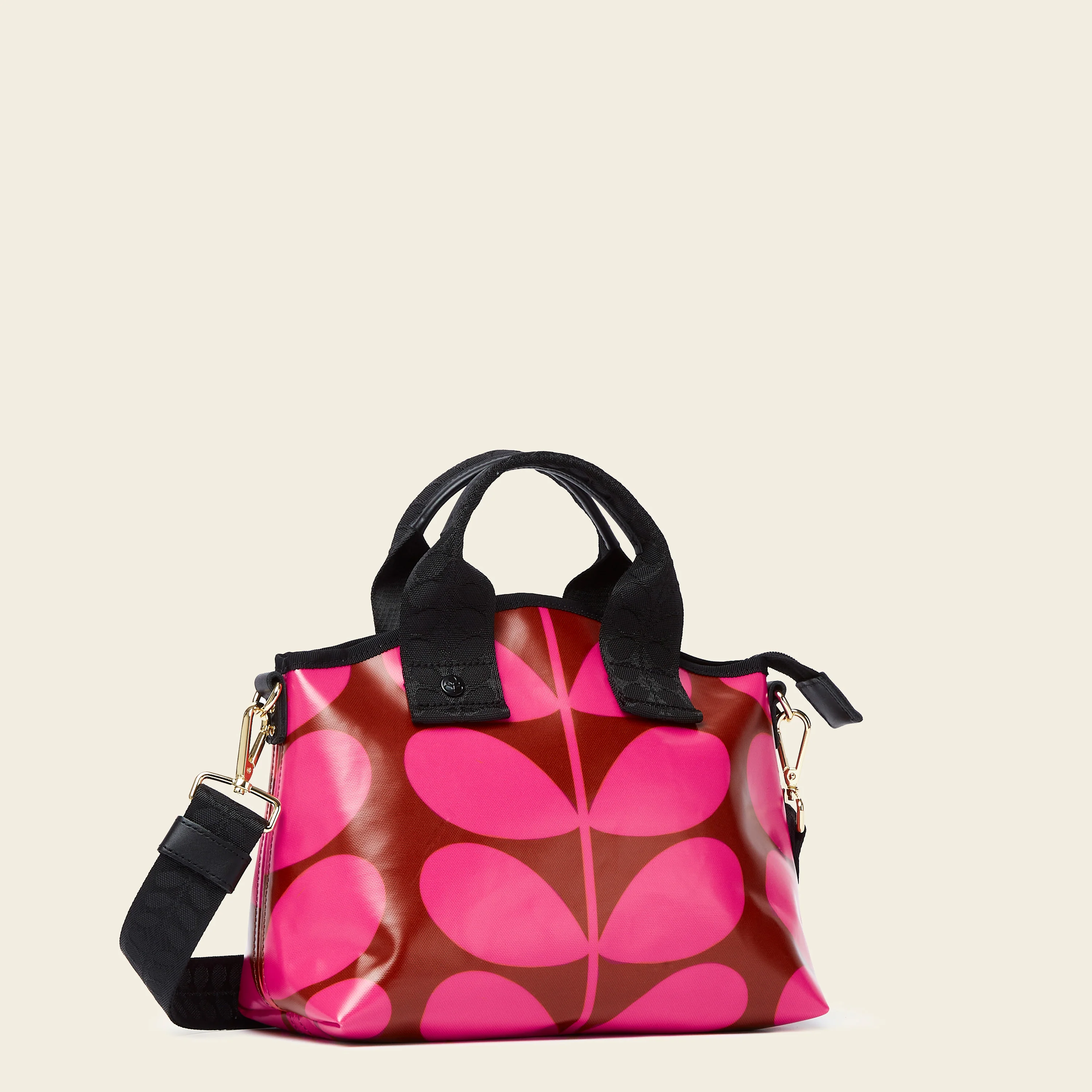 Hand Carry Handbag - Solid Stem Cerise - Image 3
