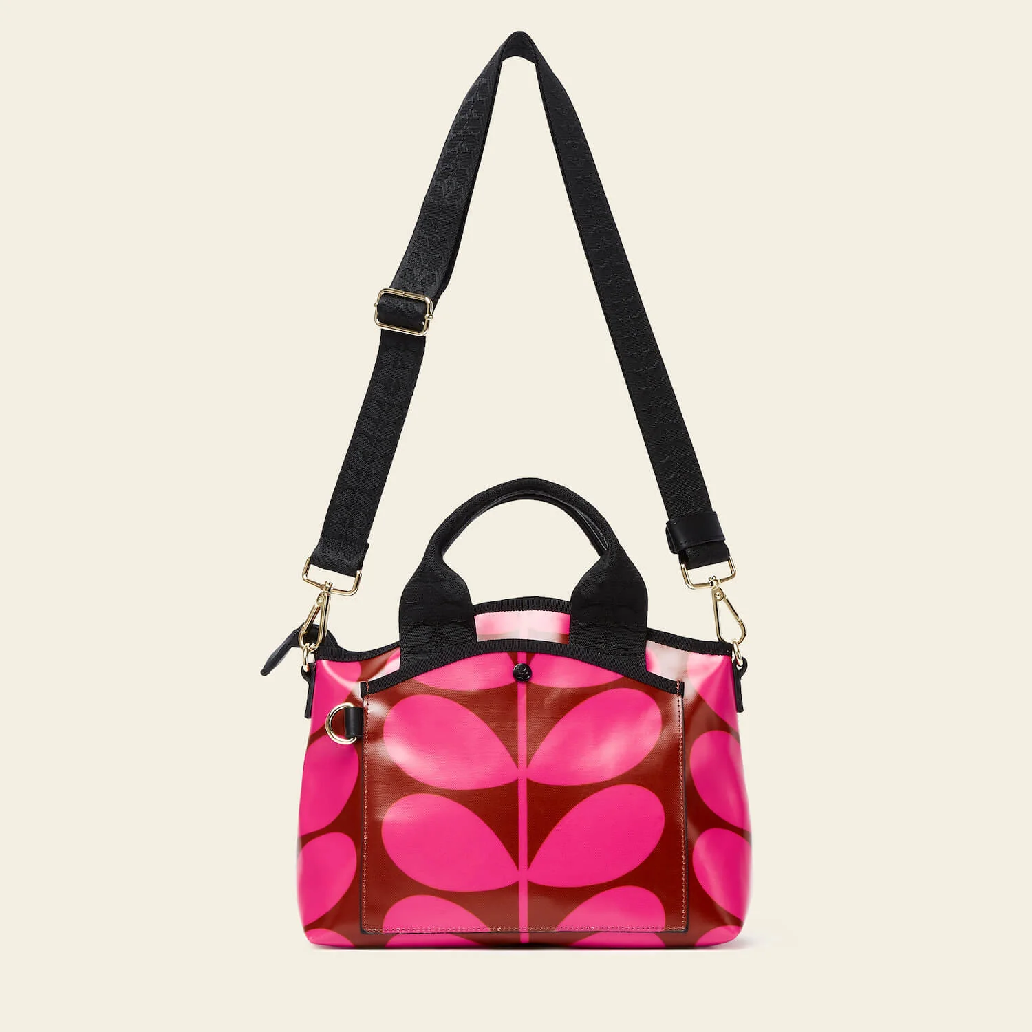 Hand Carry Handbag - Solid Stem Cerise - Image 4