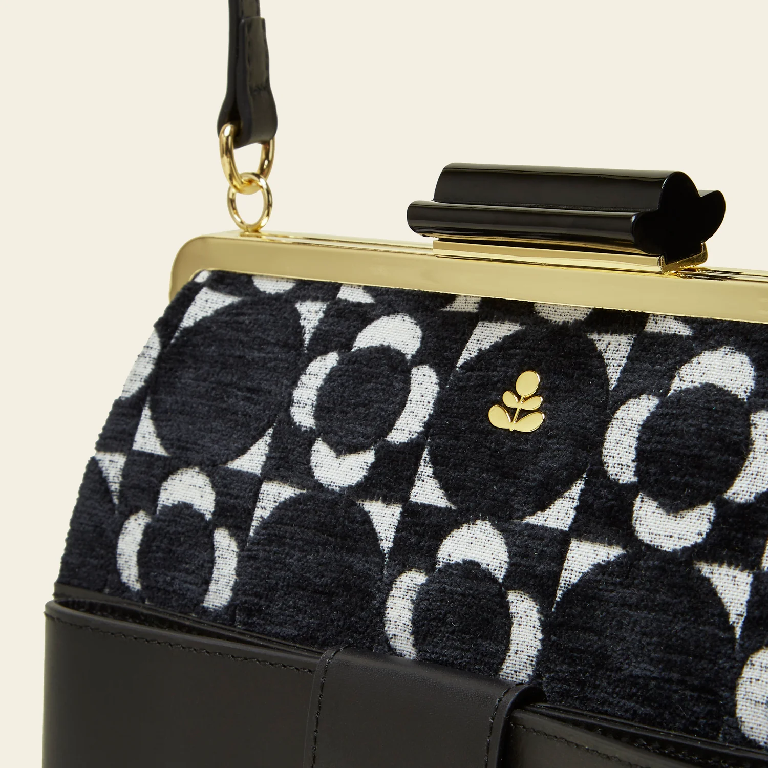 Holly Crossbody - Retro Tile Black - Image 5