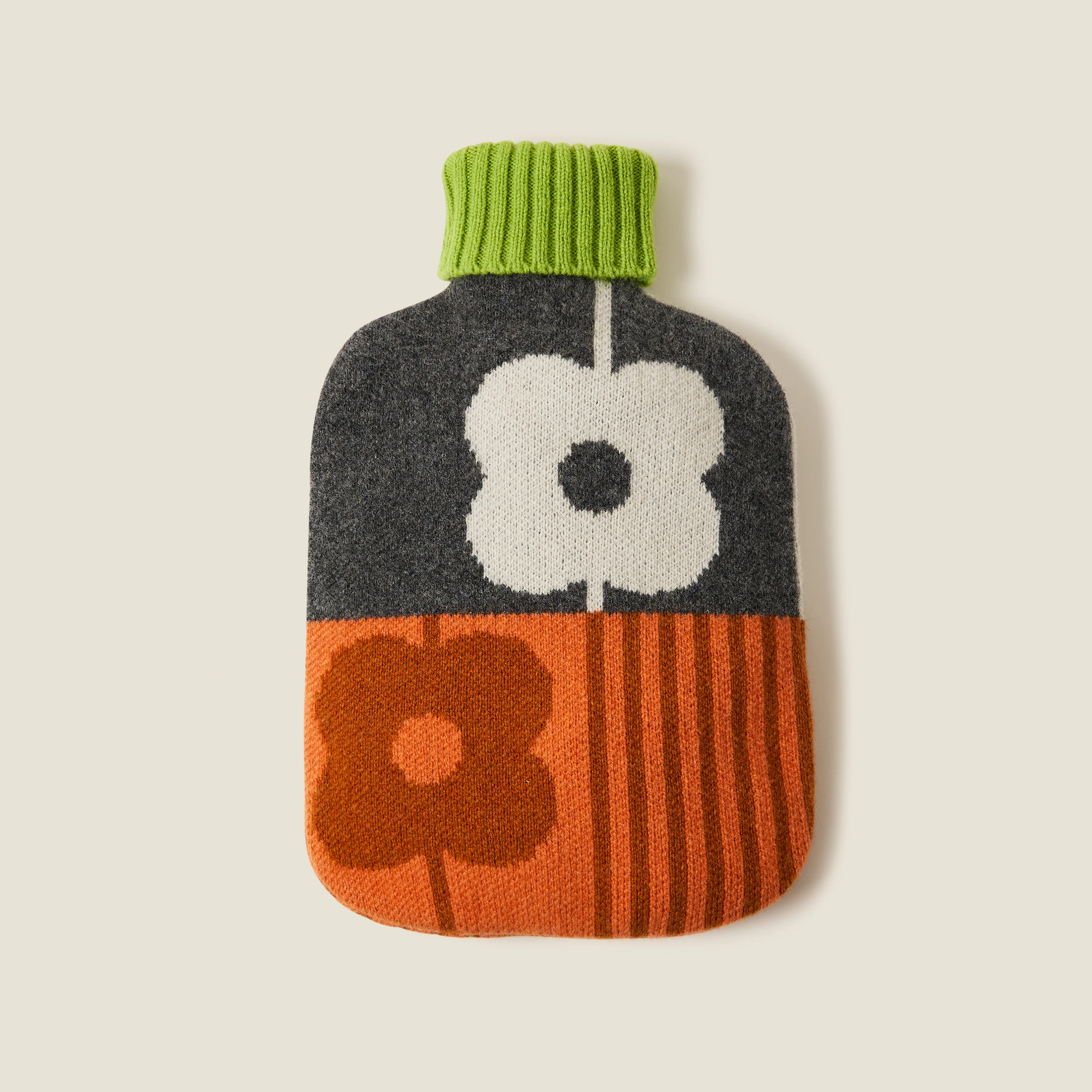 Hot Water Bottle Cover - Abacus Storm Paprika - Image 2