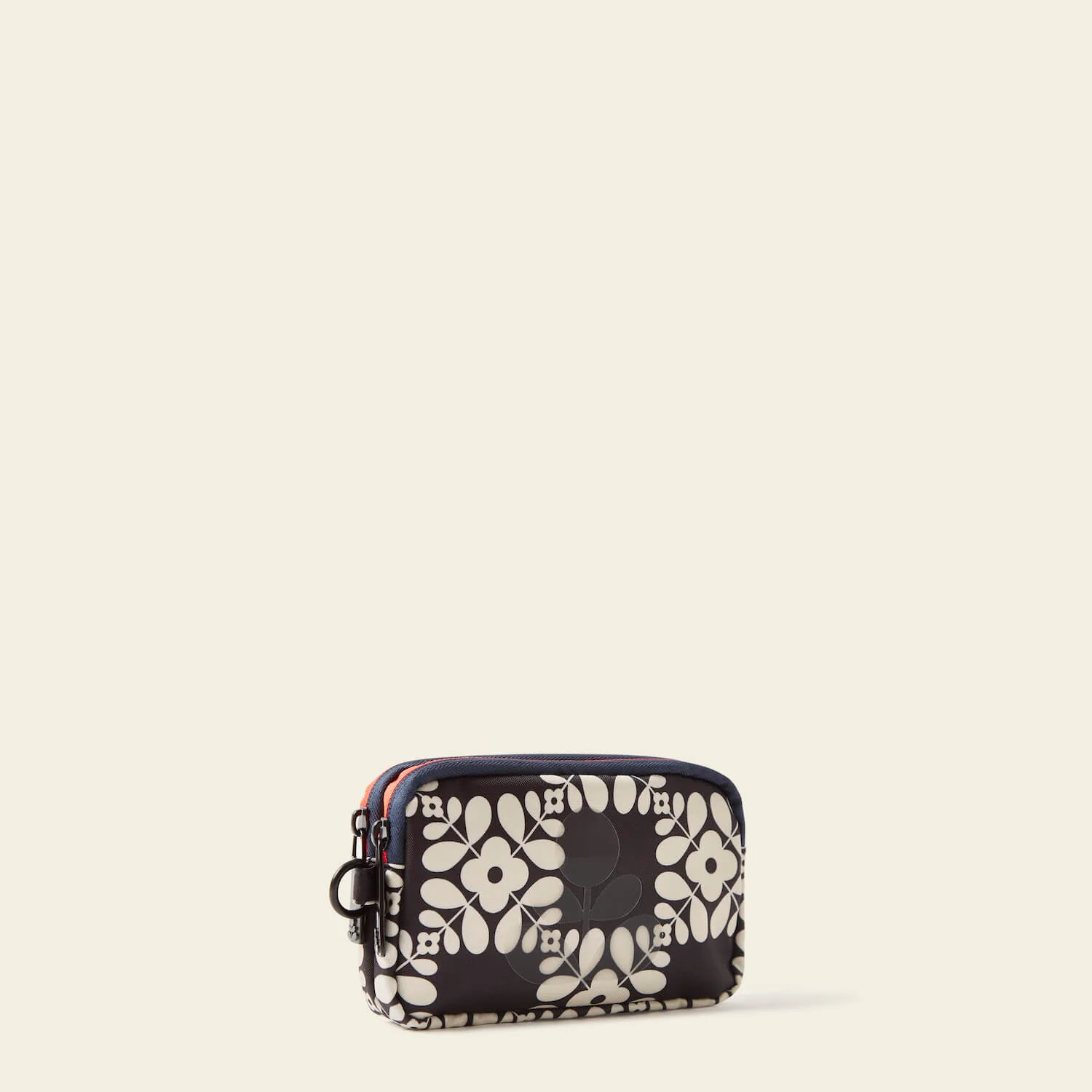 Iota Phone Case - Lattice Flower Tile Onyx - Image 2