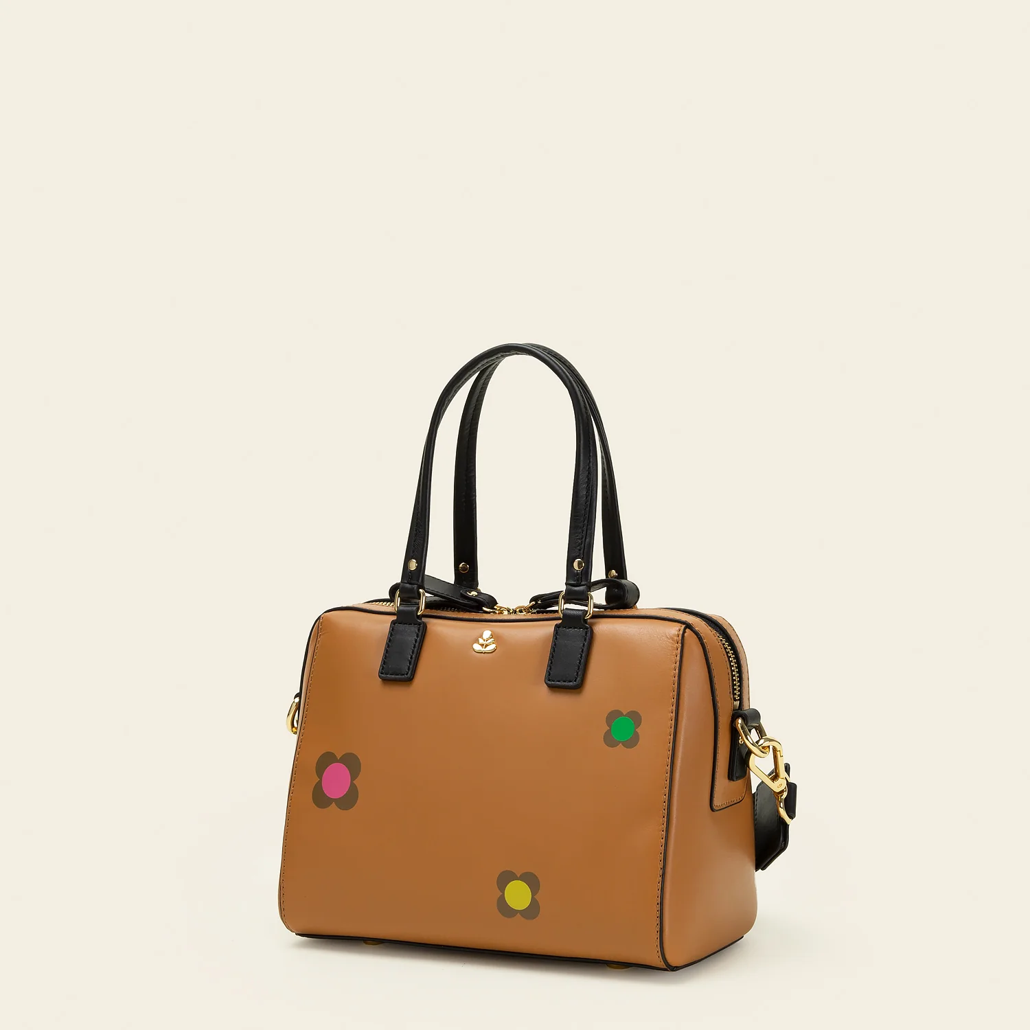 Iris Handbag - Scattered Flower Tan - Image 2