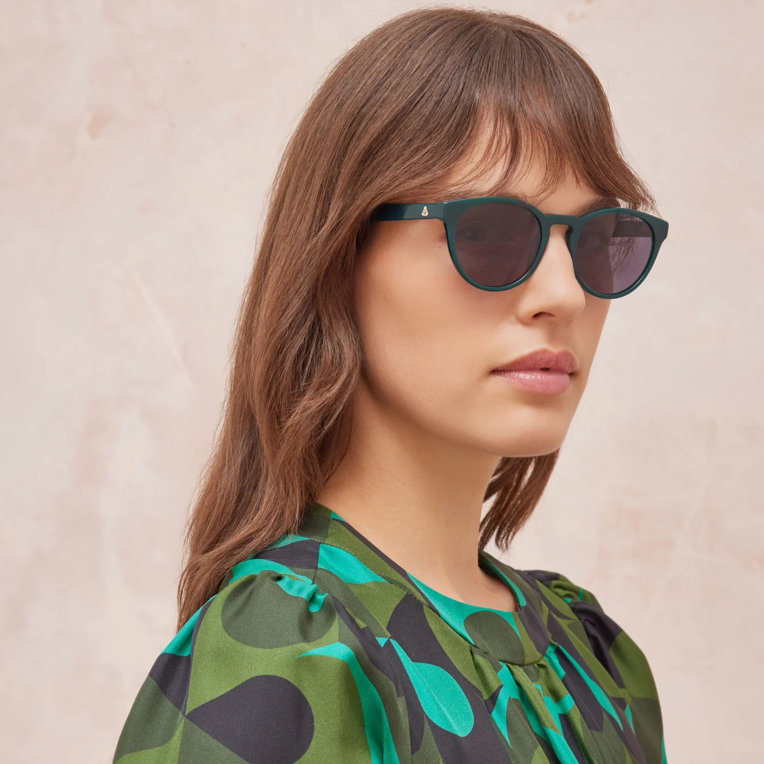 Jasmine Sunglasses - Deep Teal - Image 2