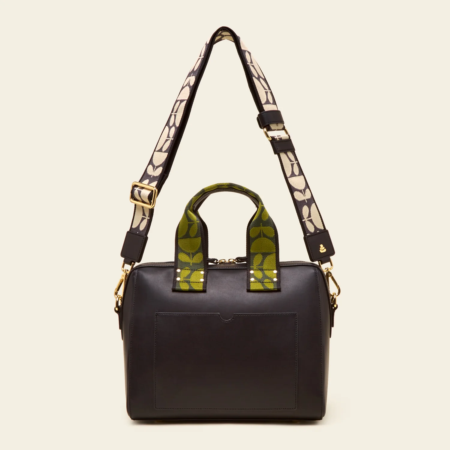 Large Iris Handbag - Cube Black - Image 4