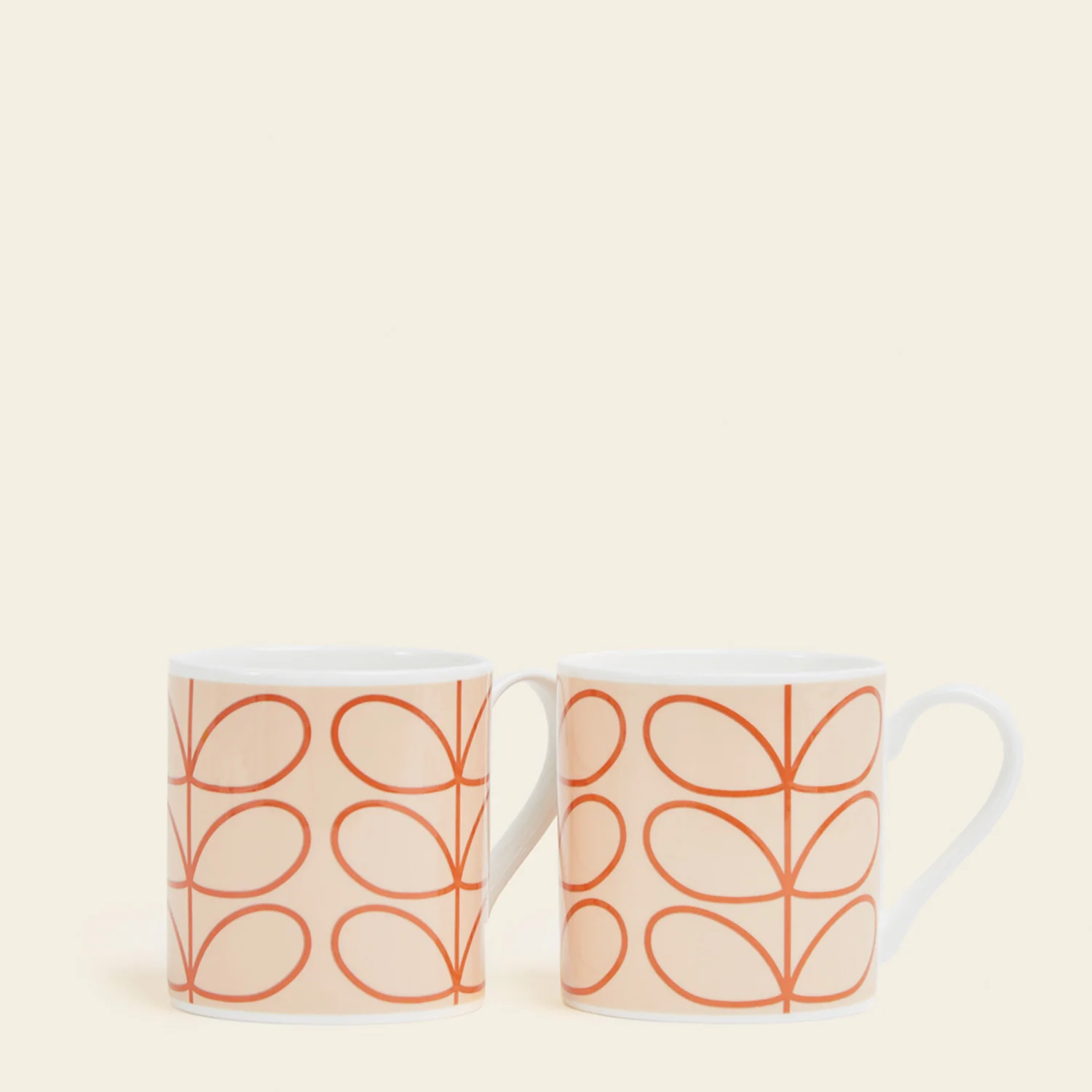 Large Mug Set of 2 - Linear Stem Seconds