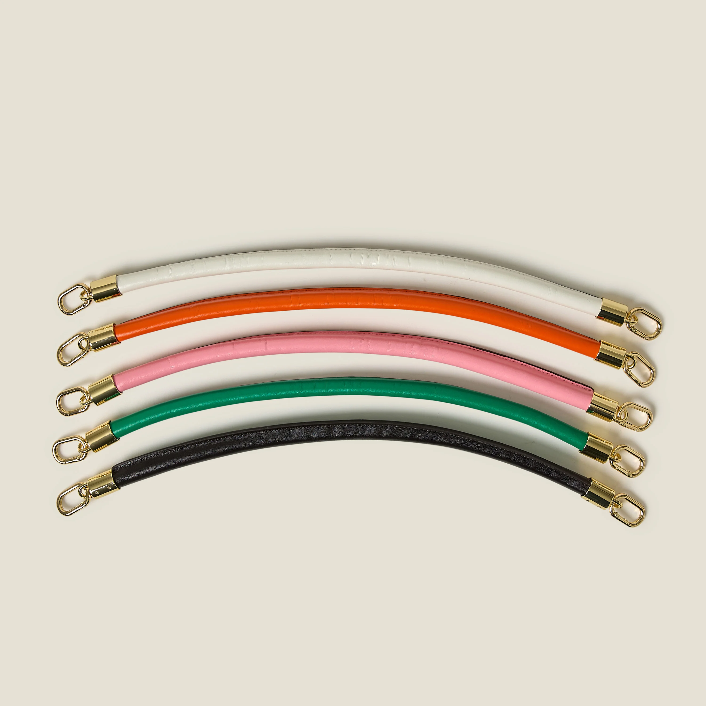Leather Shoulder Strap - Pink - Image 4