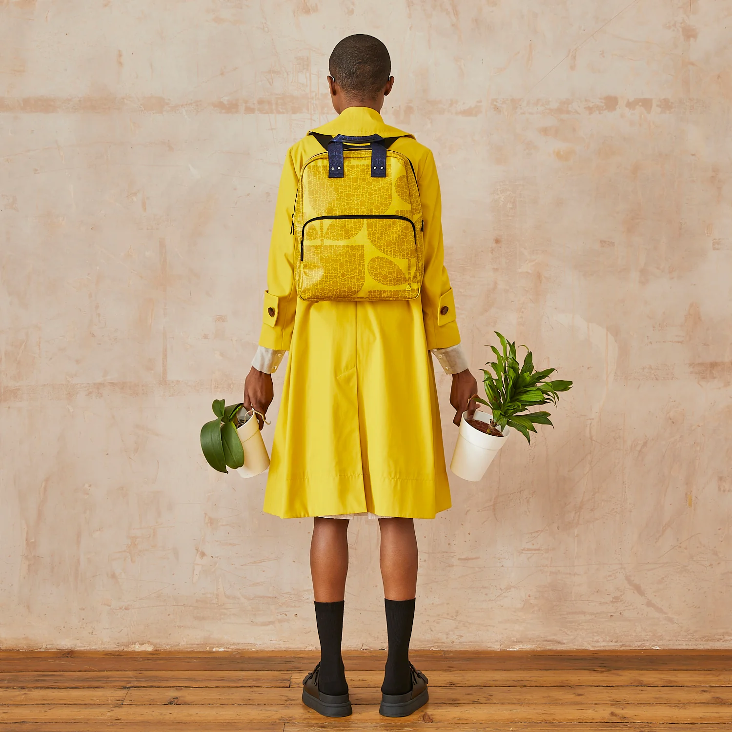 Lotta Backpack - Block Garden Sunflower - Image 2