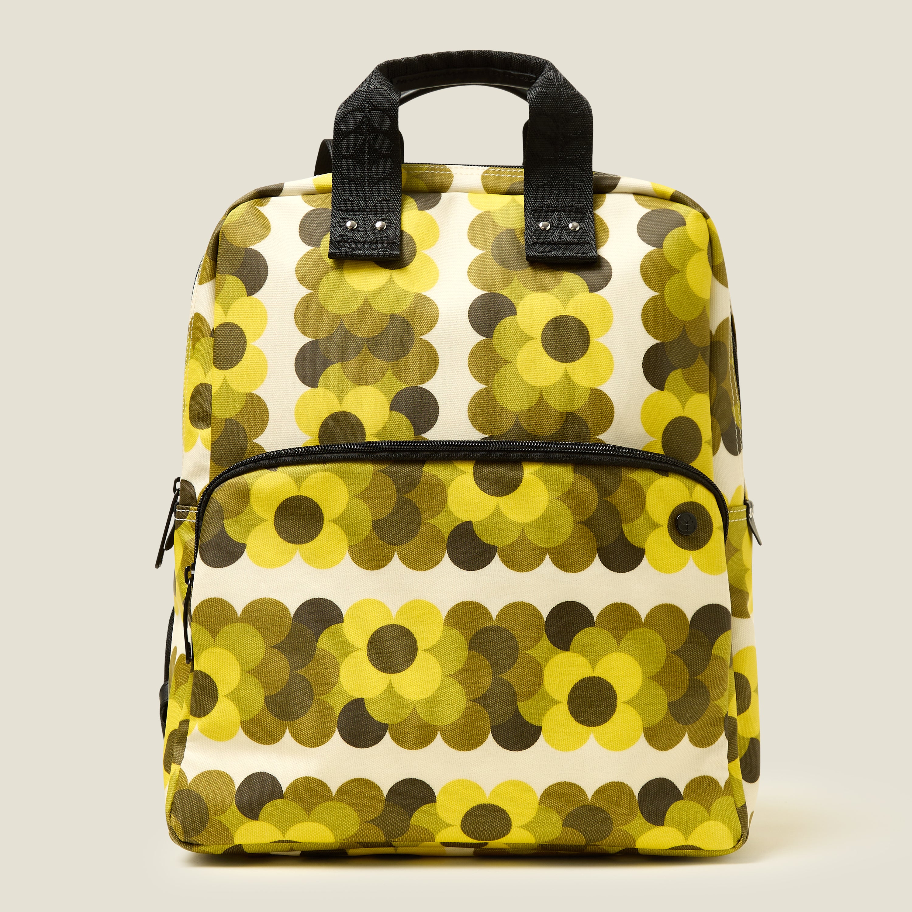 Lotta Backpack - Retro Flower Yellow - Image 2