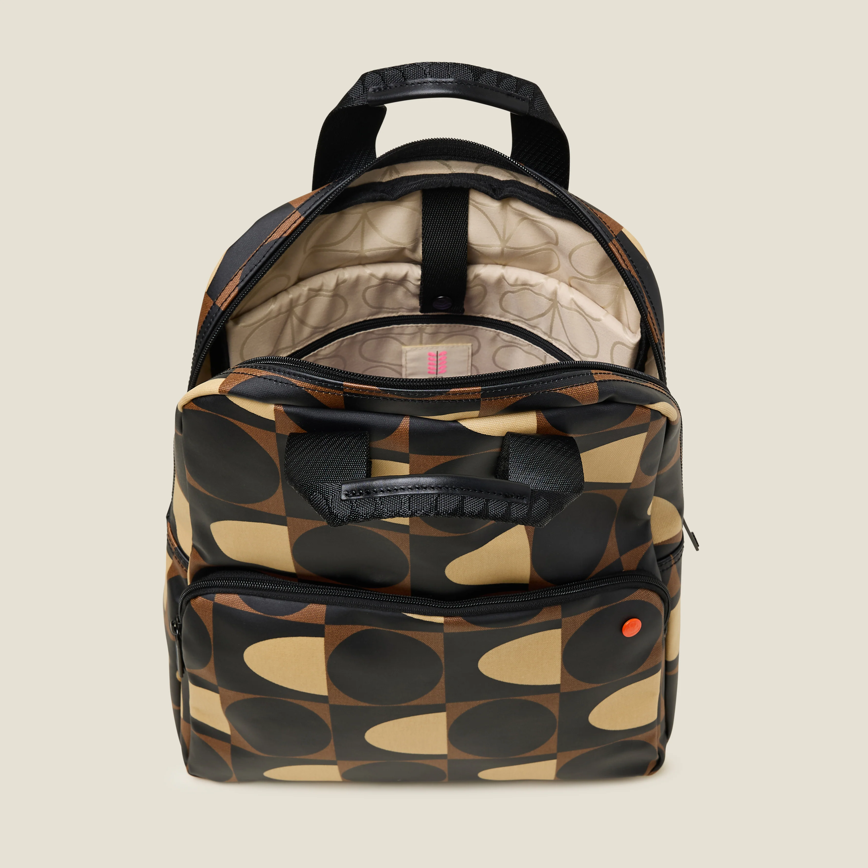 Lotta Backpack - Spot Square Mocha - Image 5