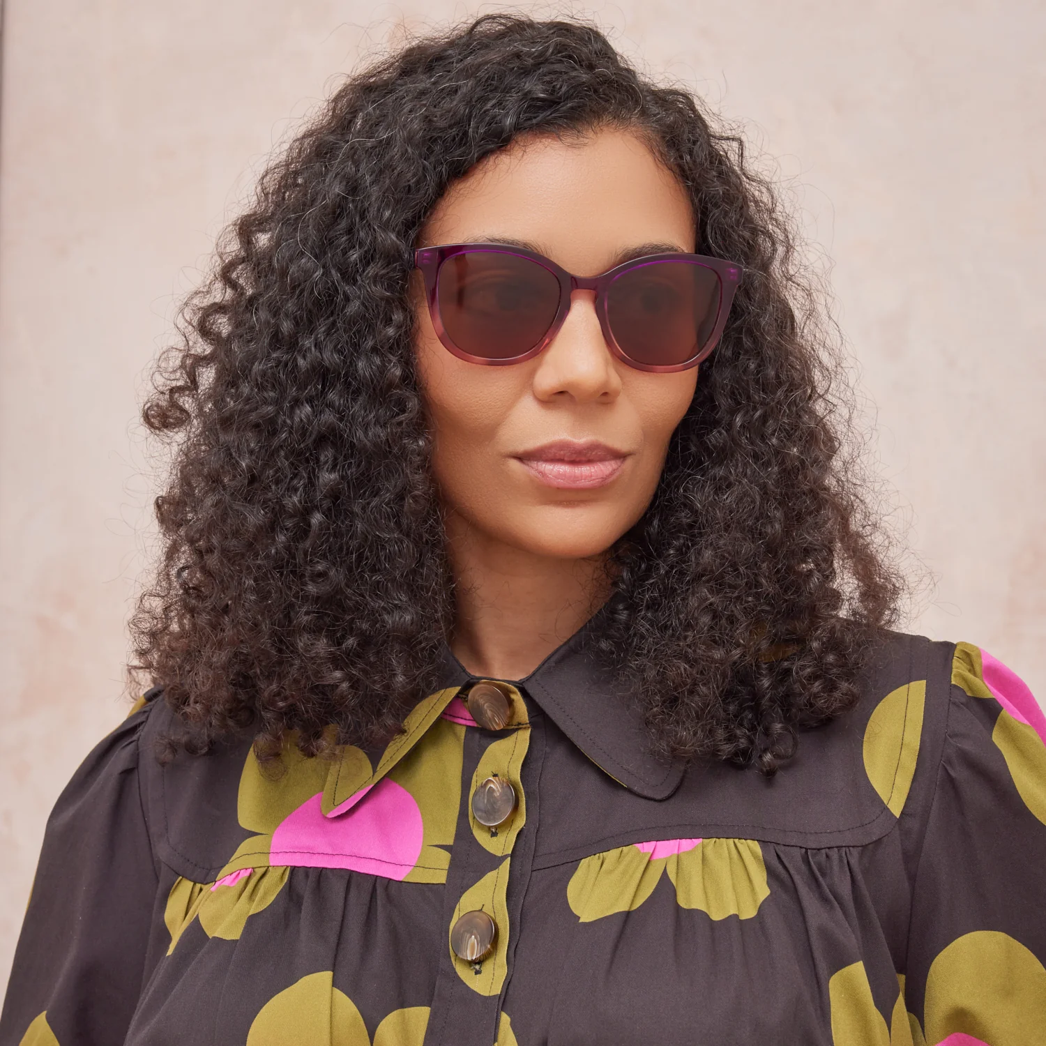 Magnolia Sunglasses - Magenta - Image 2