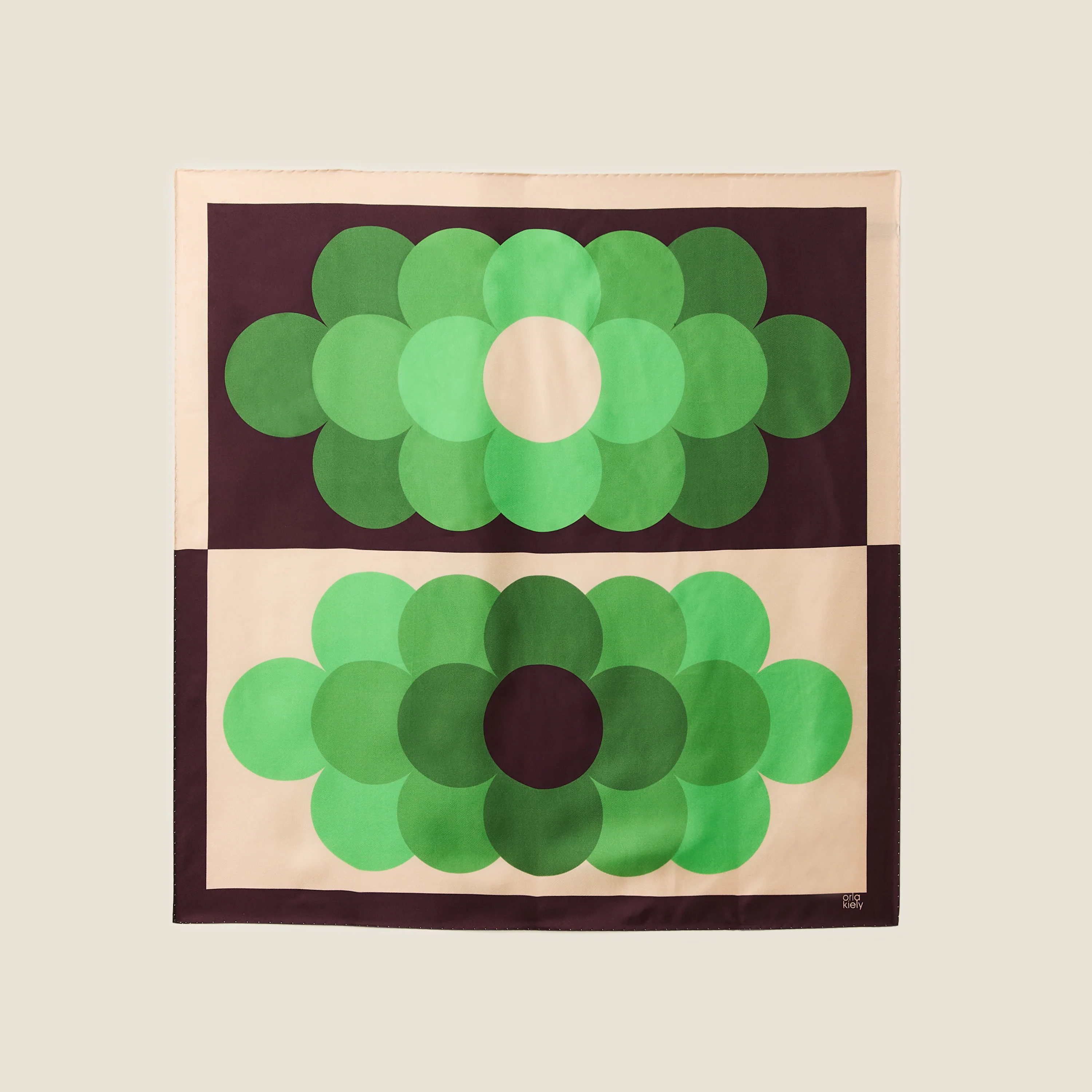 Medium Silk Scarf - Flower Haze