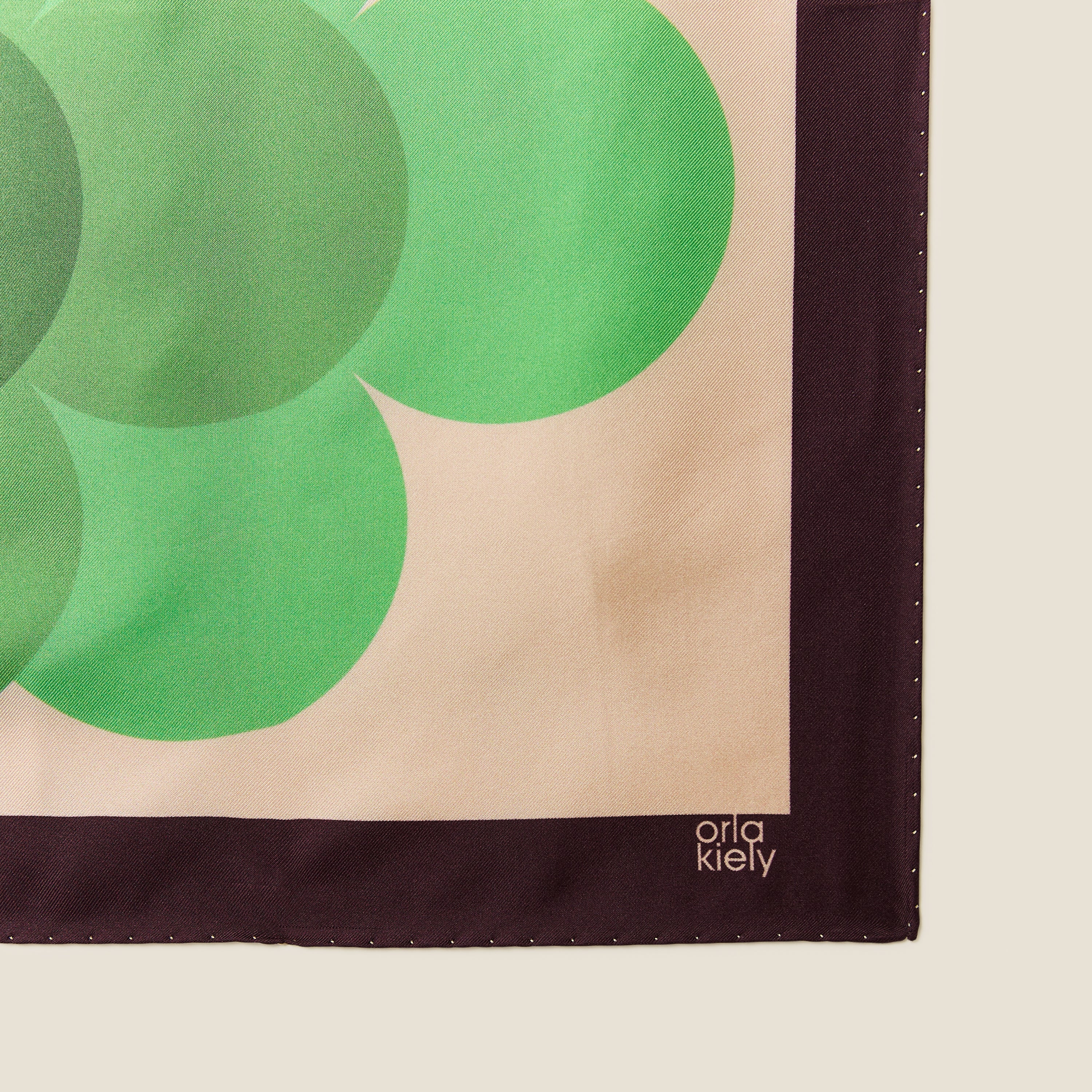 Medium Silk Scarf - Flower Haze - Image 3