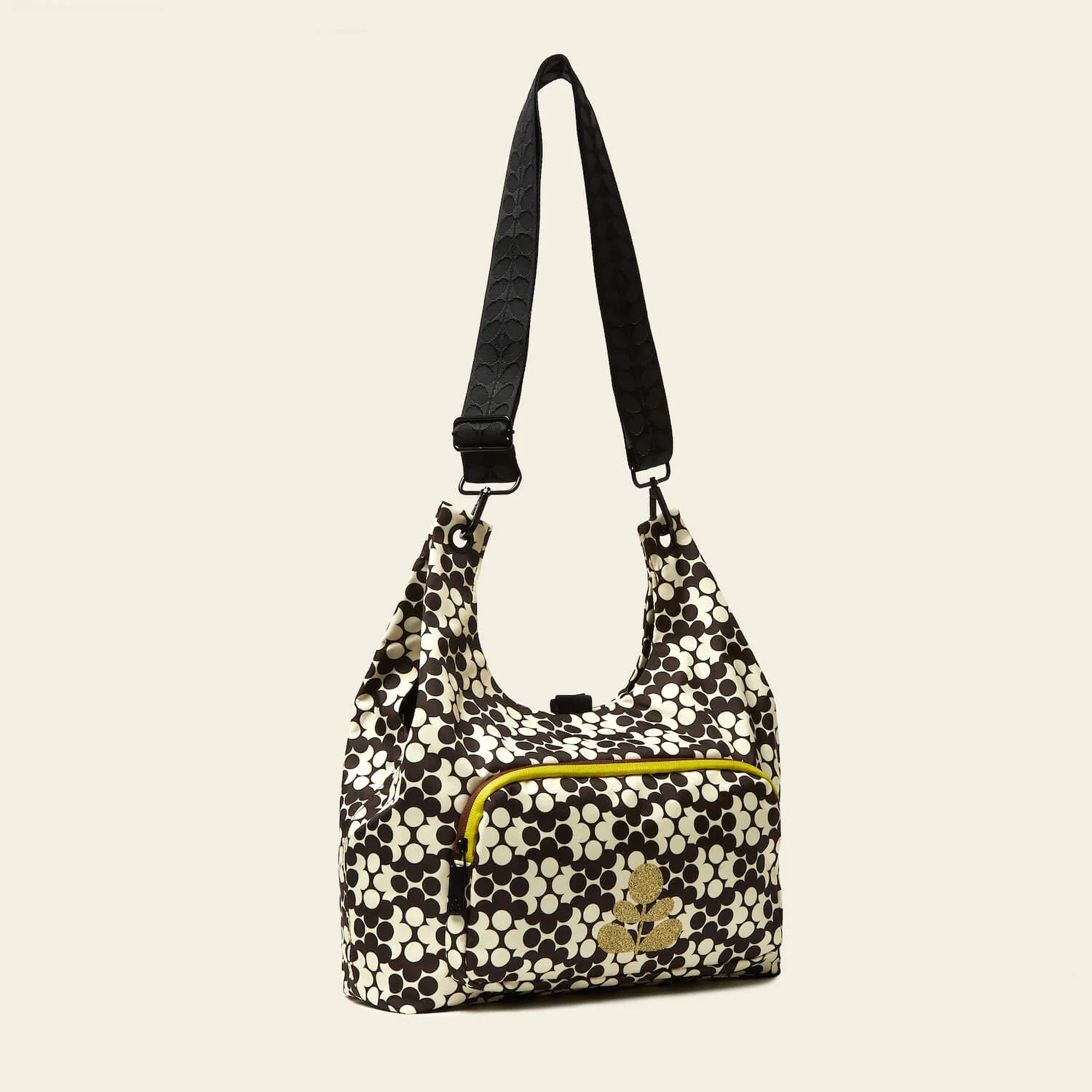 Midi Crossbody - Puzzle Flower Porcini - Image 3