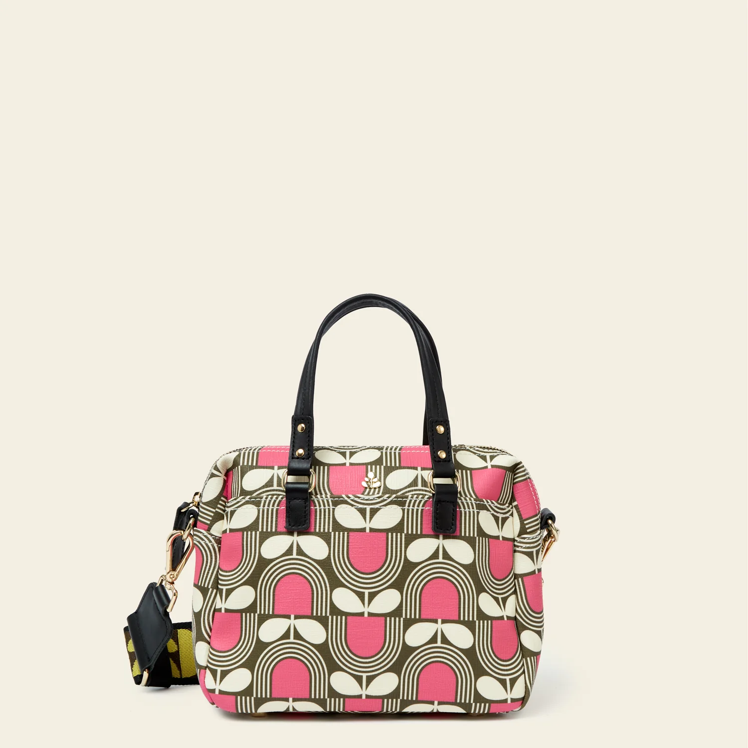 Mini Flynn Crossbody - Striped Tulip Fuchsia - Image 2
