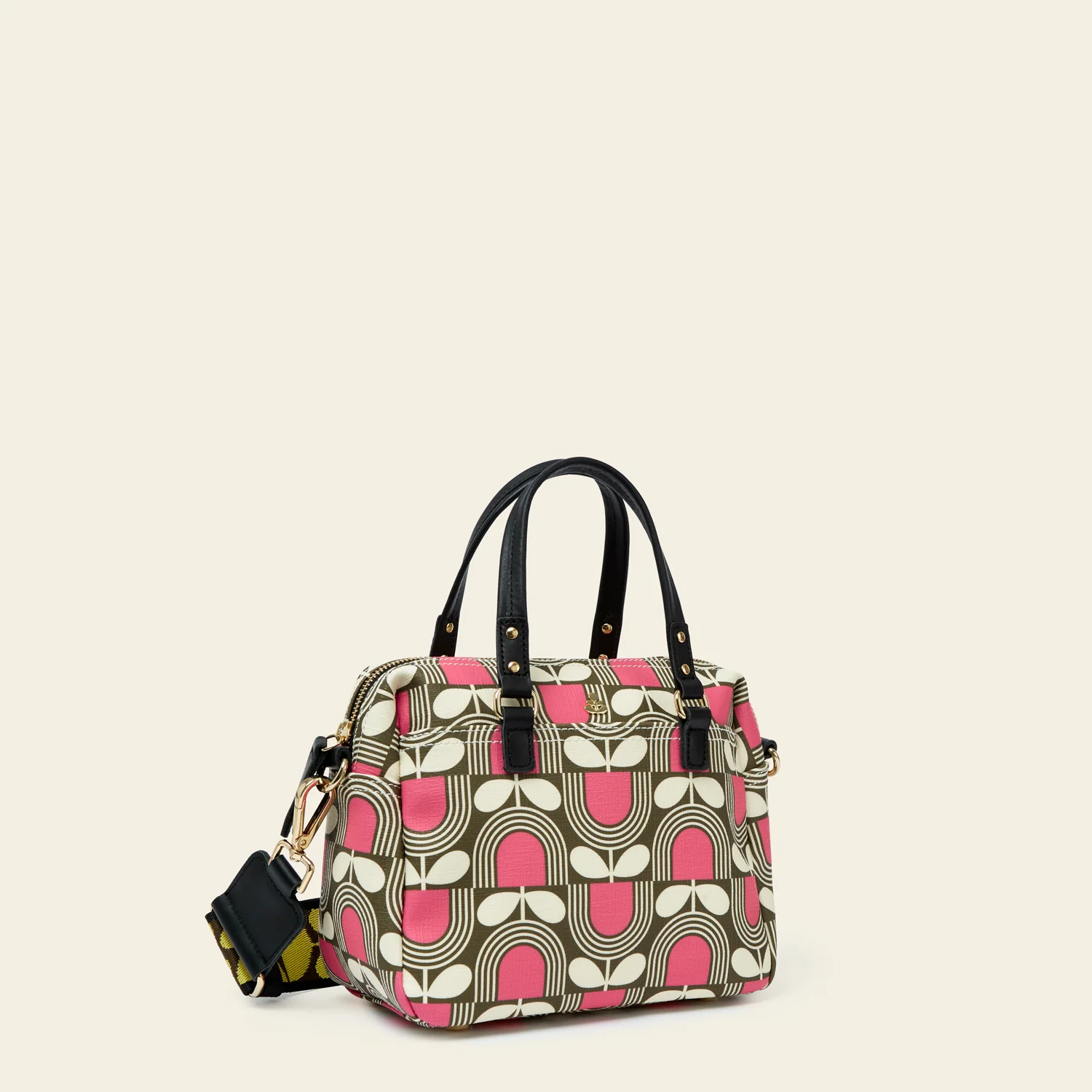 Mini Flynn Crossbody - Striped Tulip Fuchsia - Image 3