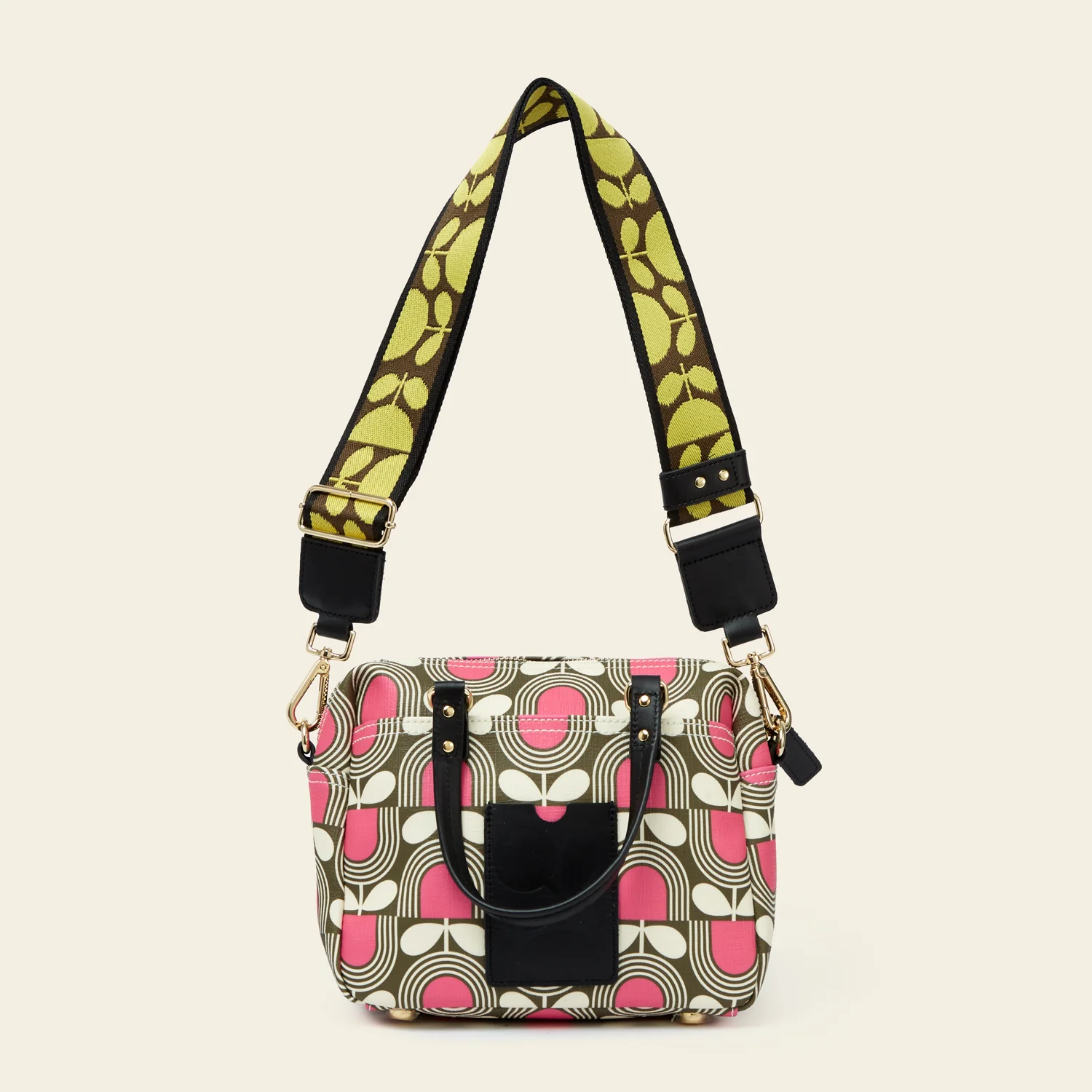 Mini Flynn Crossbody - Striped Tulip Fuchsia - Image 5
