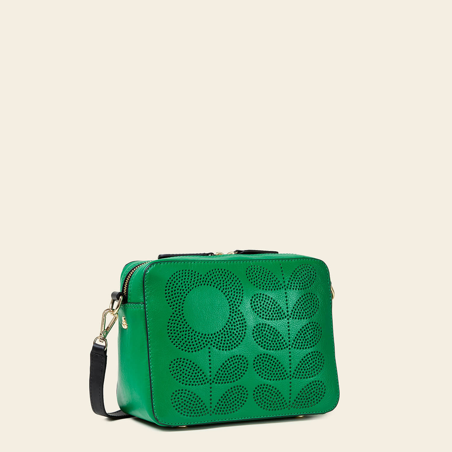 Minola Crossbody - Punched Tall Flower Green - Image 4