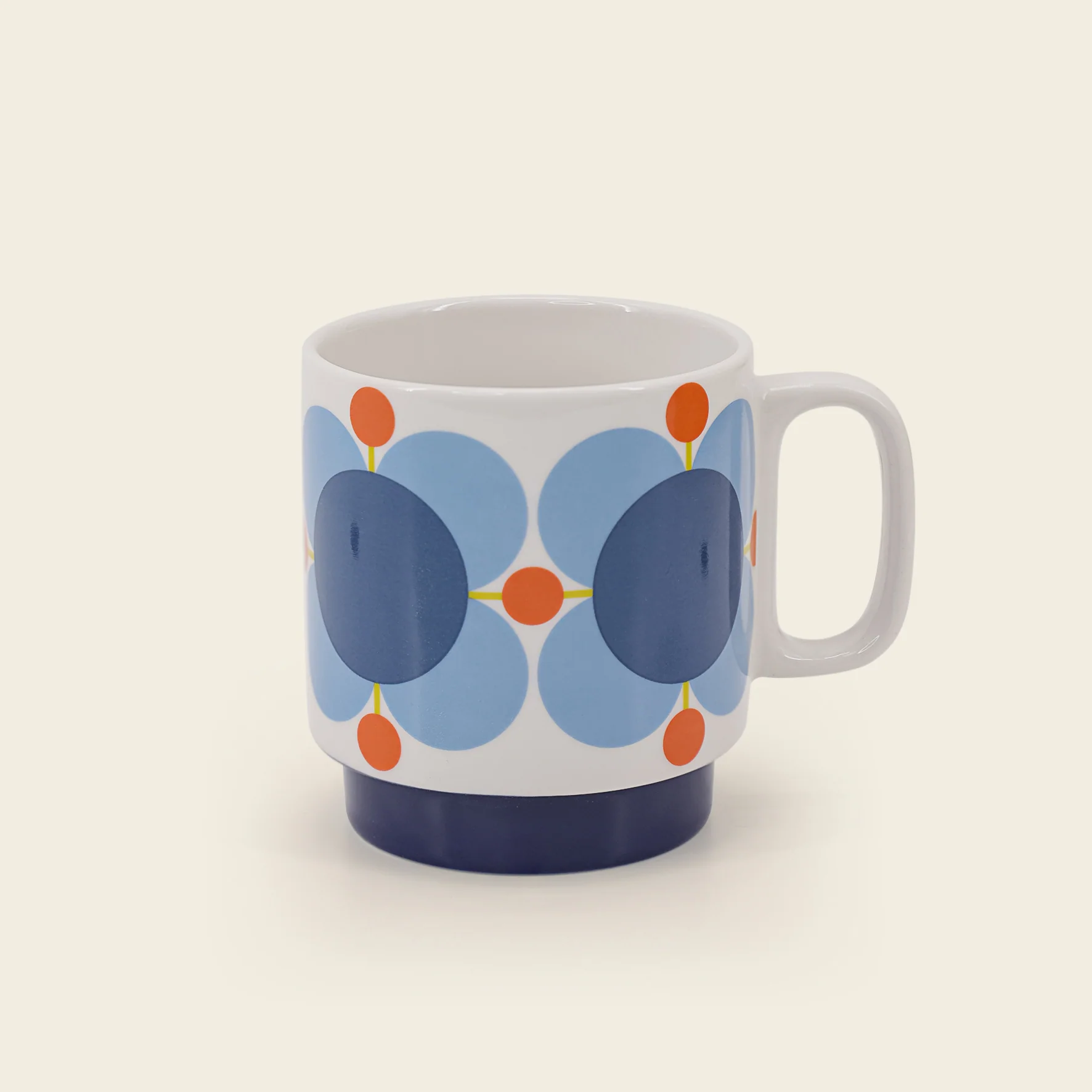 Large Mug Set of 2 - Atomic Flower Sky/Sunflower - Image 3