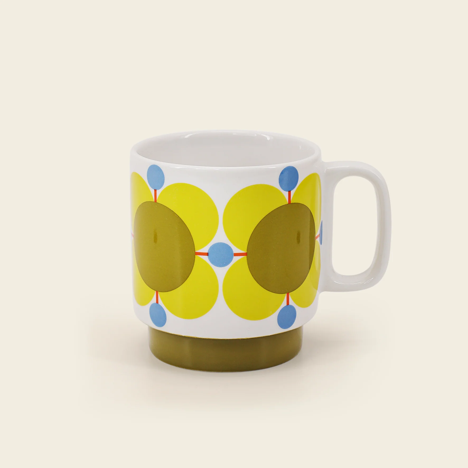 Large Mug Set of 2 - Atomic Flower Sky/Sunflower - Image 4
