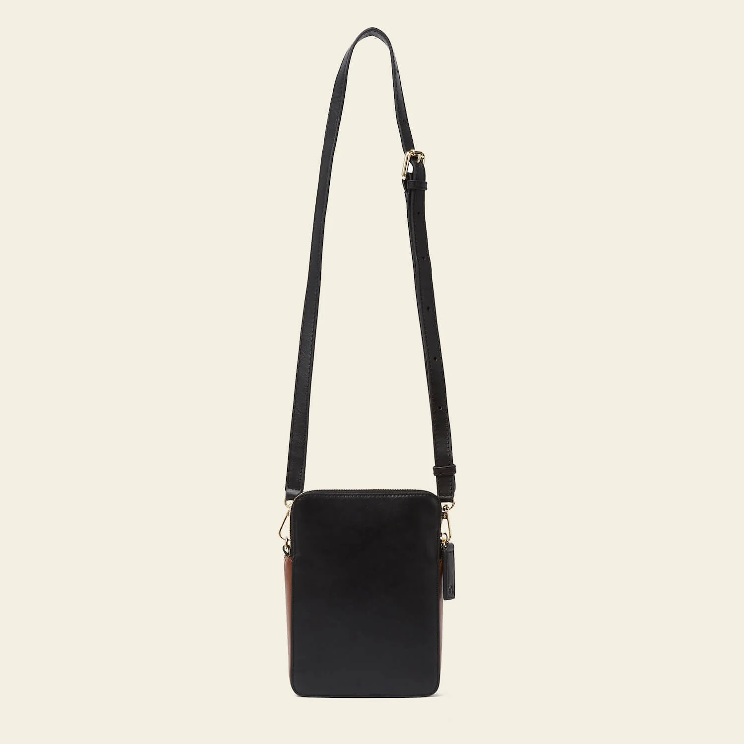 Portia Tall Crossbody - Black Cream Flower - Image 4