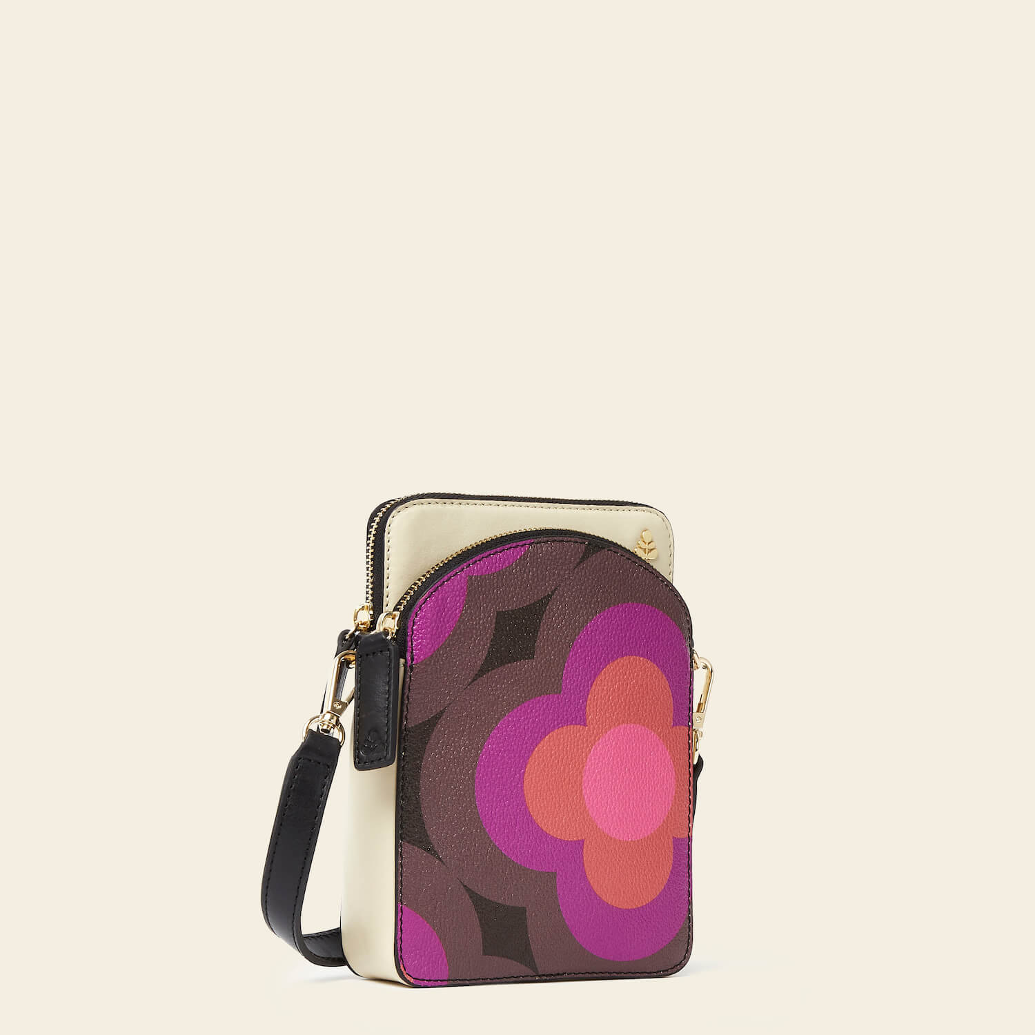 Portia Tall Crossbody - Radial Flower - Image 3