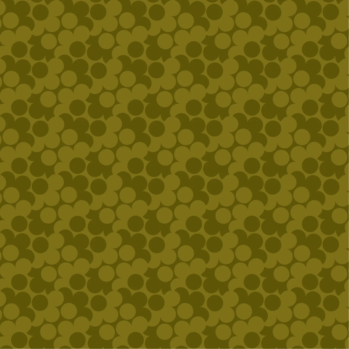 Puzzle Flower Olive Wallpaper Sample