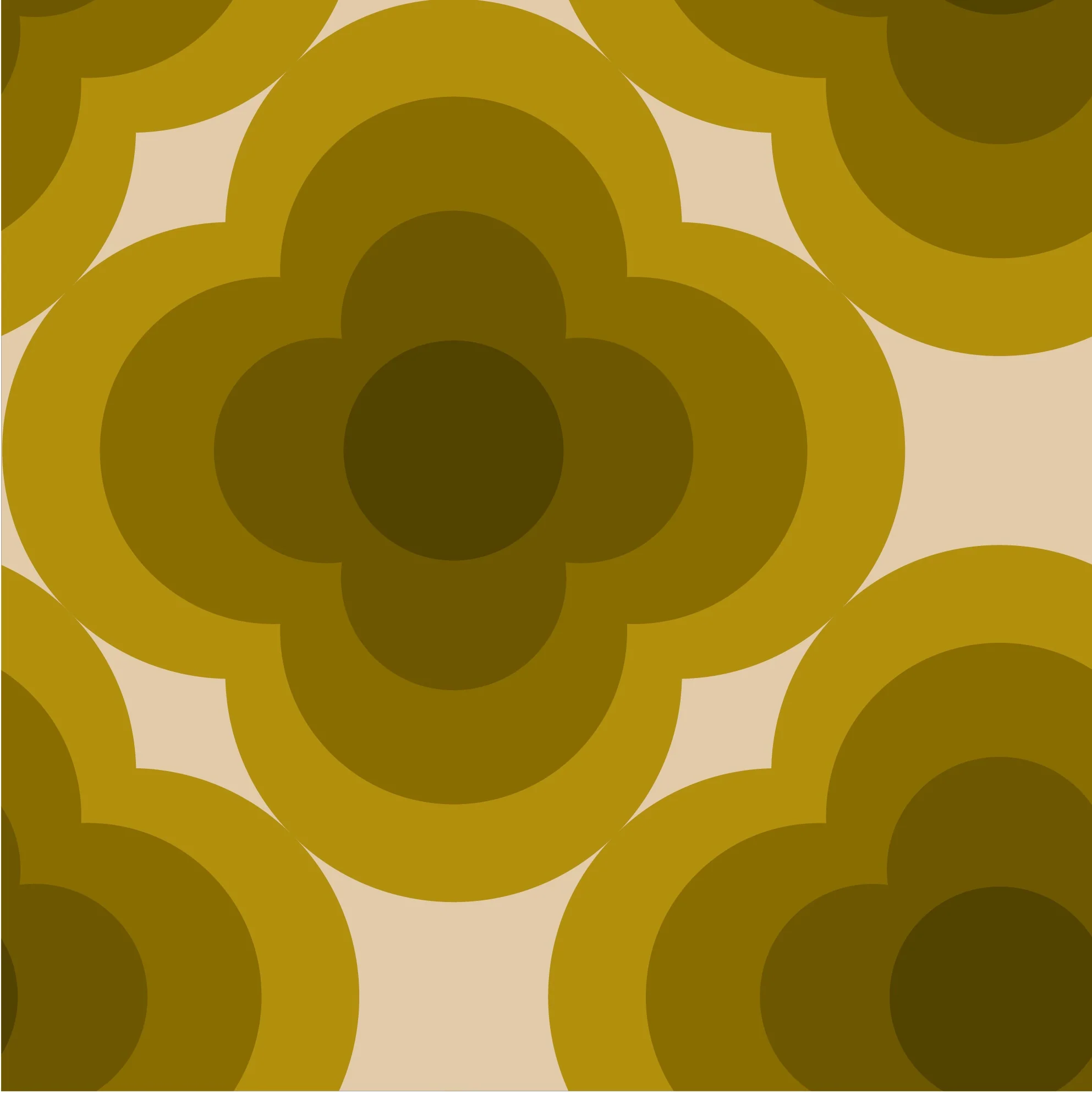 Radial Flower Kelp Wallpaper Sample