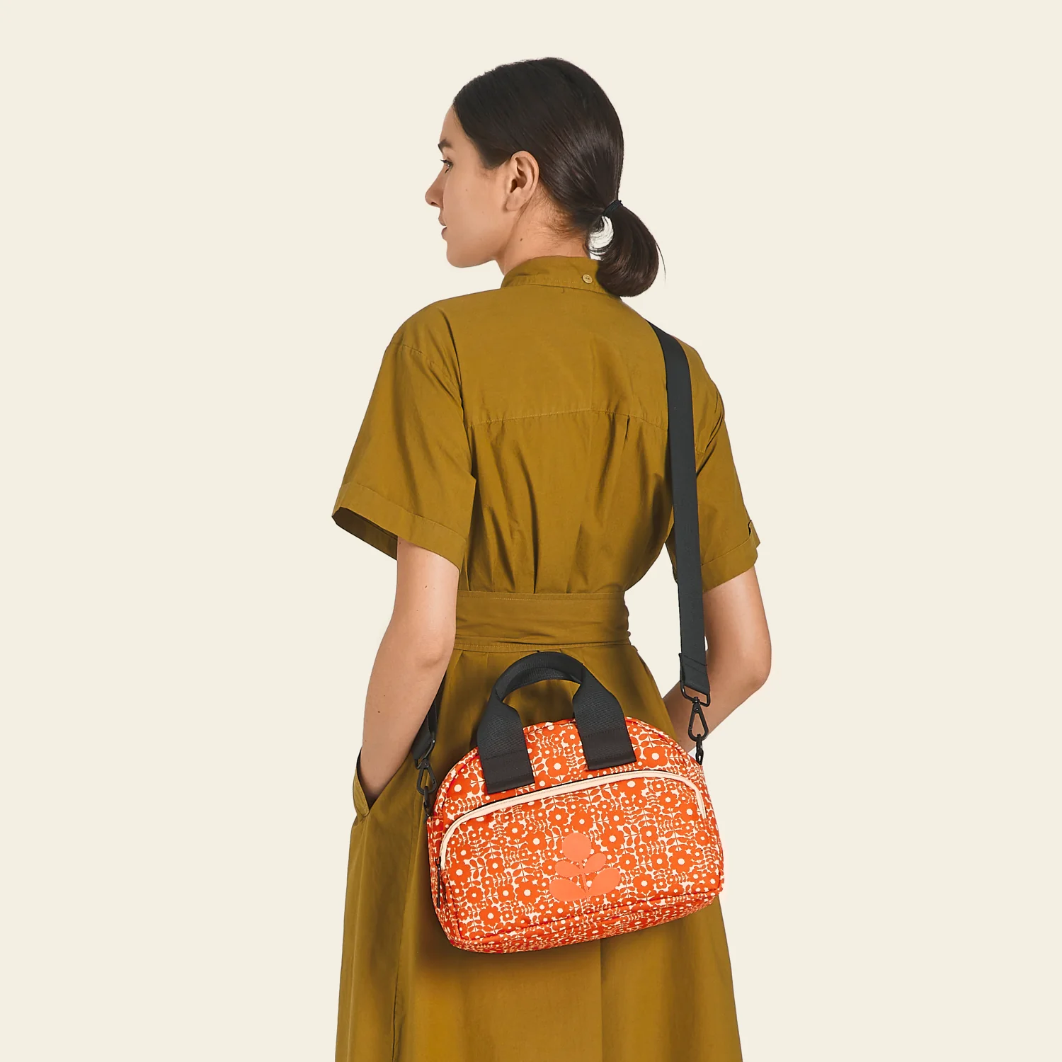 Radial Handbag - Criss Cross Stem Tomato - Image 7