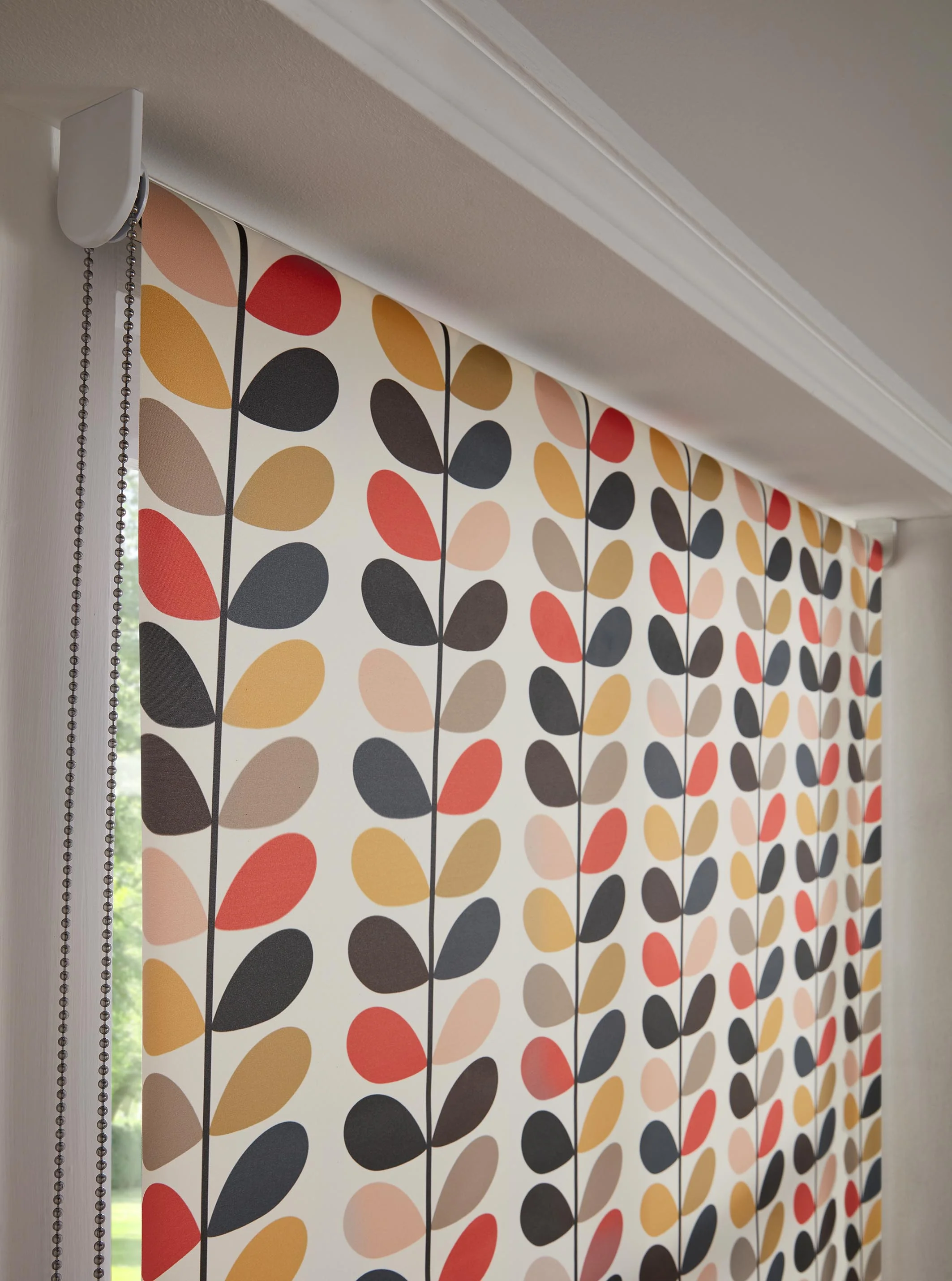 Ready Made Roller Blinds Linear Stem Tomato - Image 3