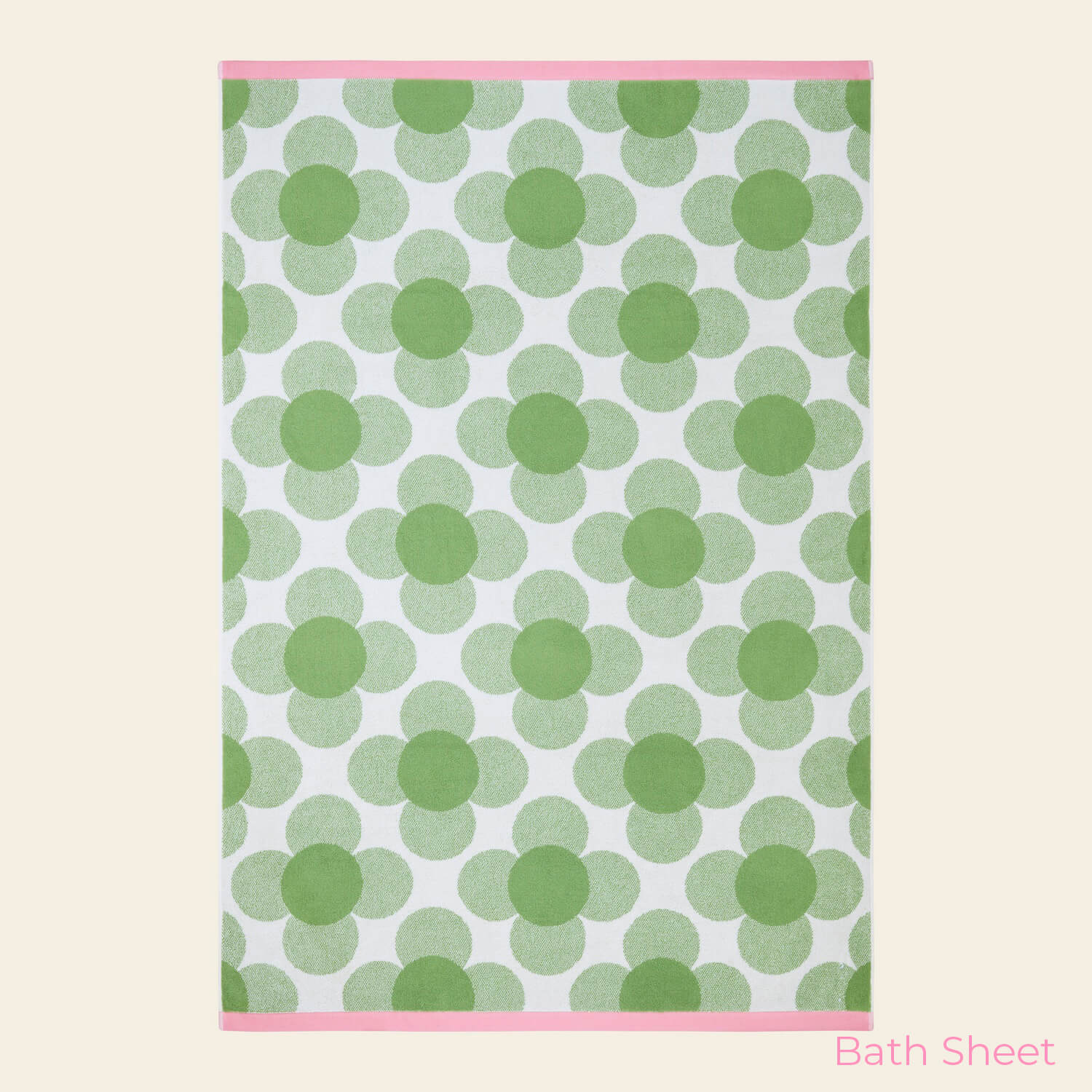Retro Flower Towels Clover - Image 2