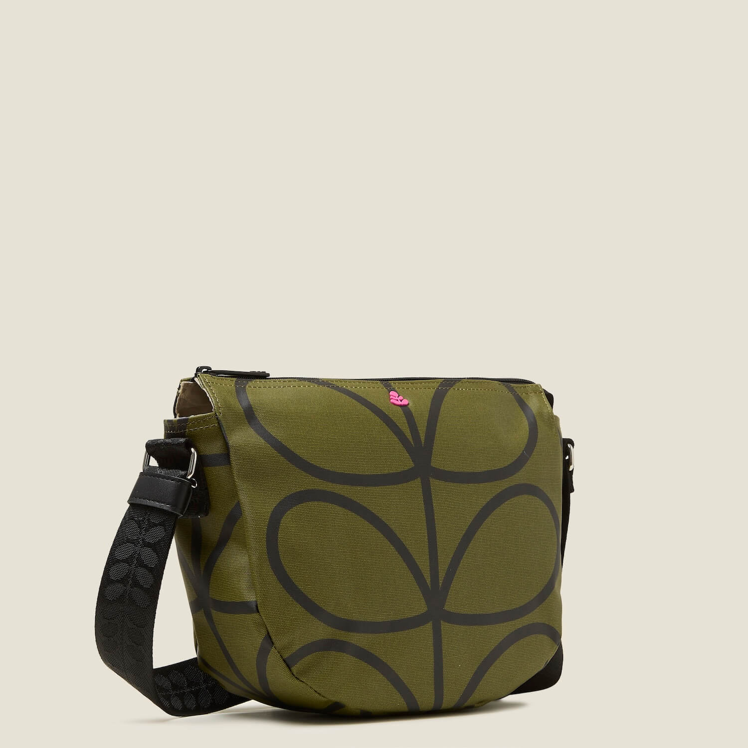 Rounder Crossbody - Giant Linear Stem Olive - Image 3