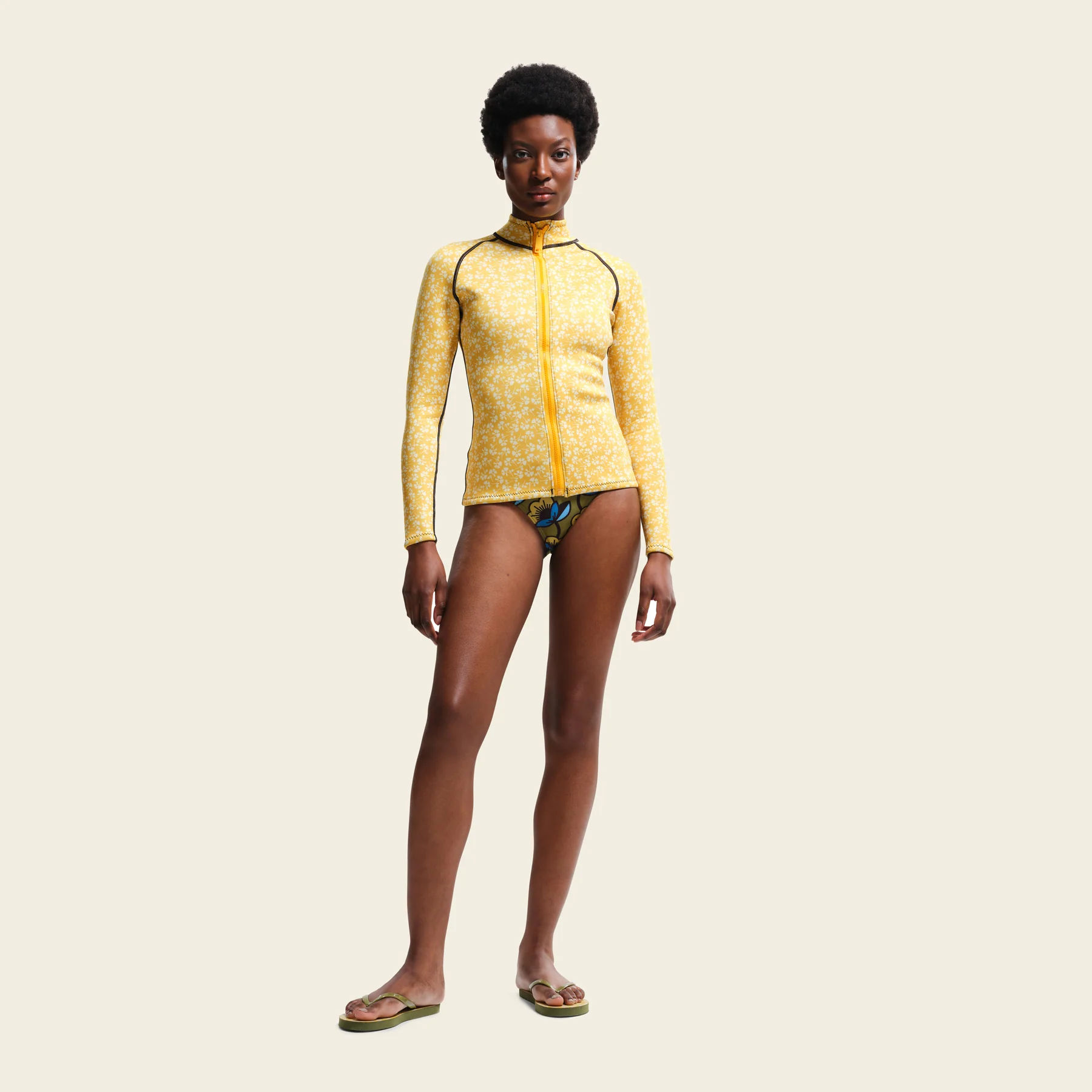 Scuba Top - Yellow Parsley - Image 2