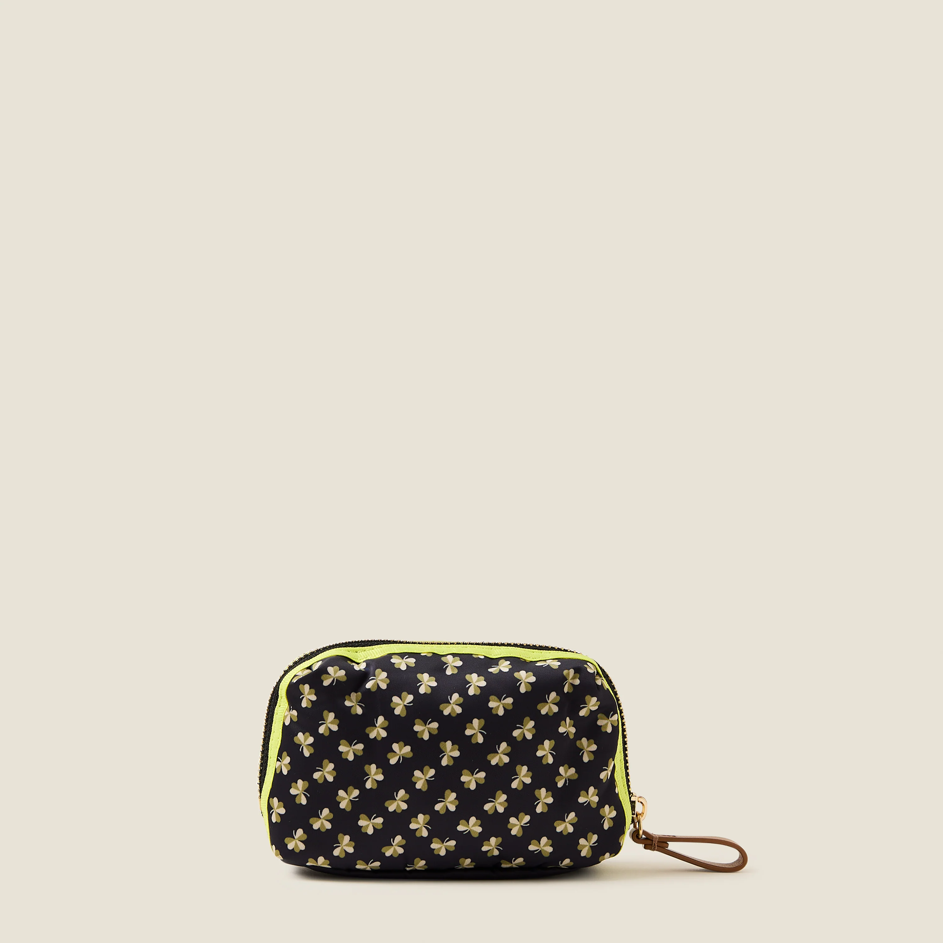 Small Pouch - Ditsy Clover Black - Image 3